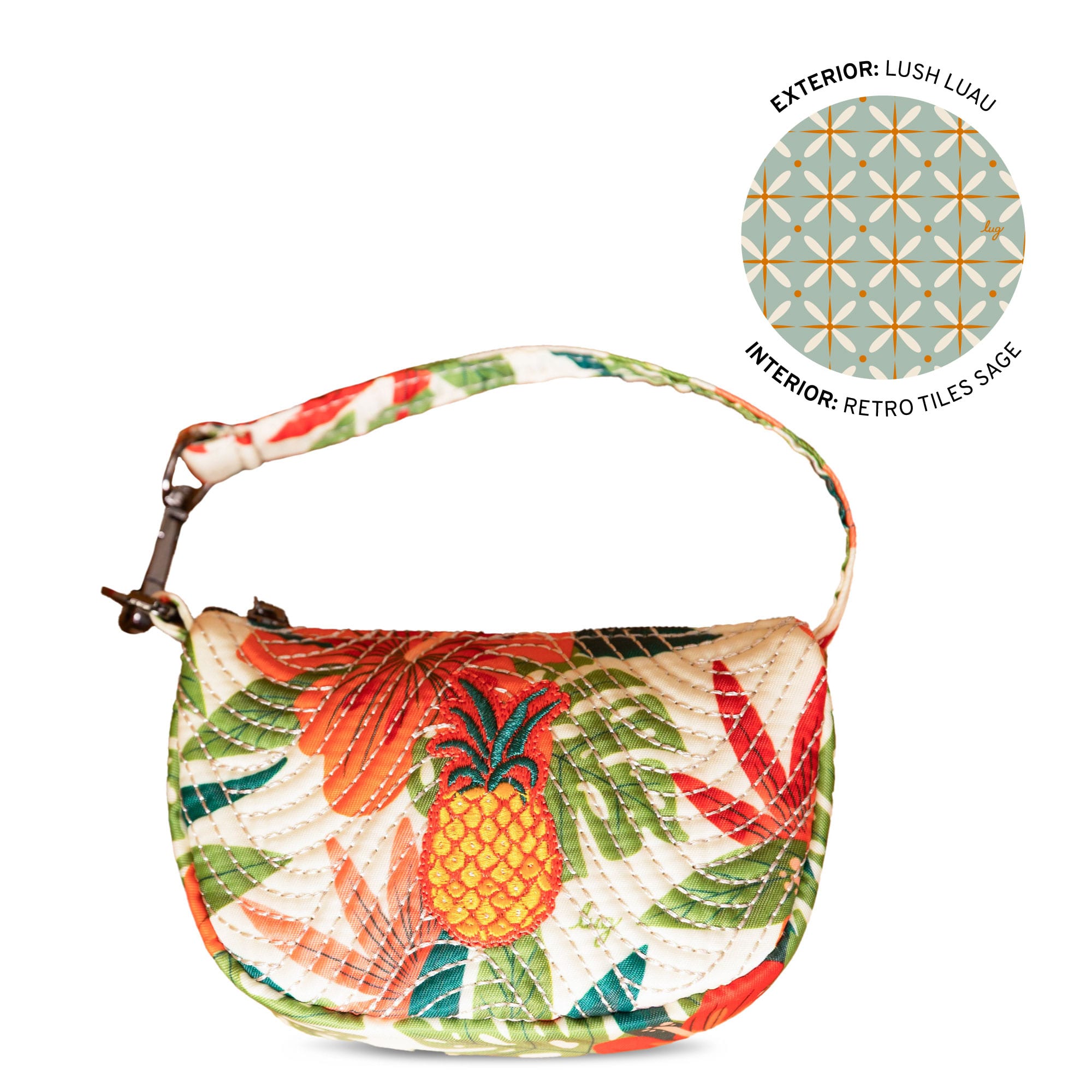 Embroidered Disco Pouch - LUSH LUAU - 24908_Disco_LushLuau_Angle_01