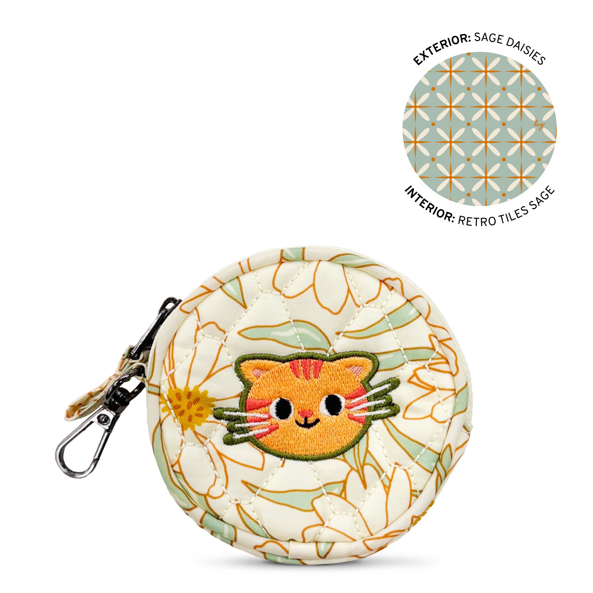 Embroidered Circle Pouch - SAGE DAISIES - 24909_CirclePouch_SageDaisies_Angle_01_ehg0ip