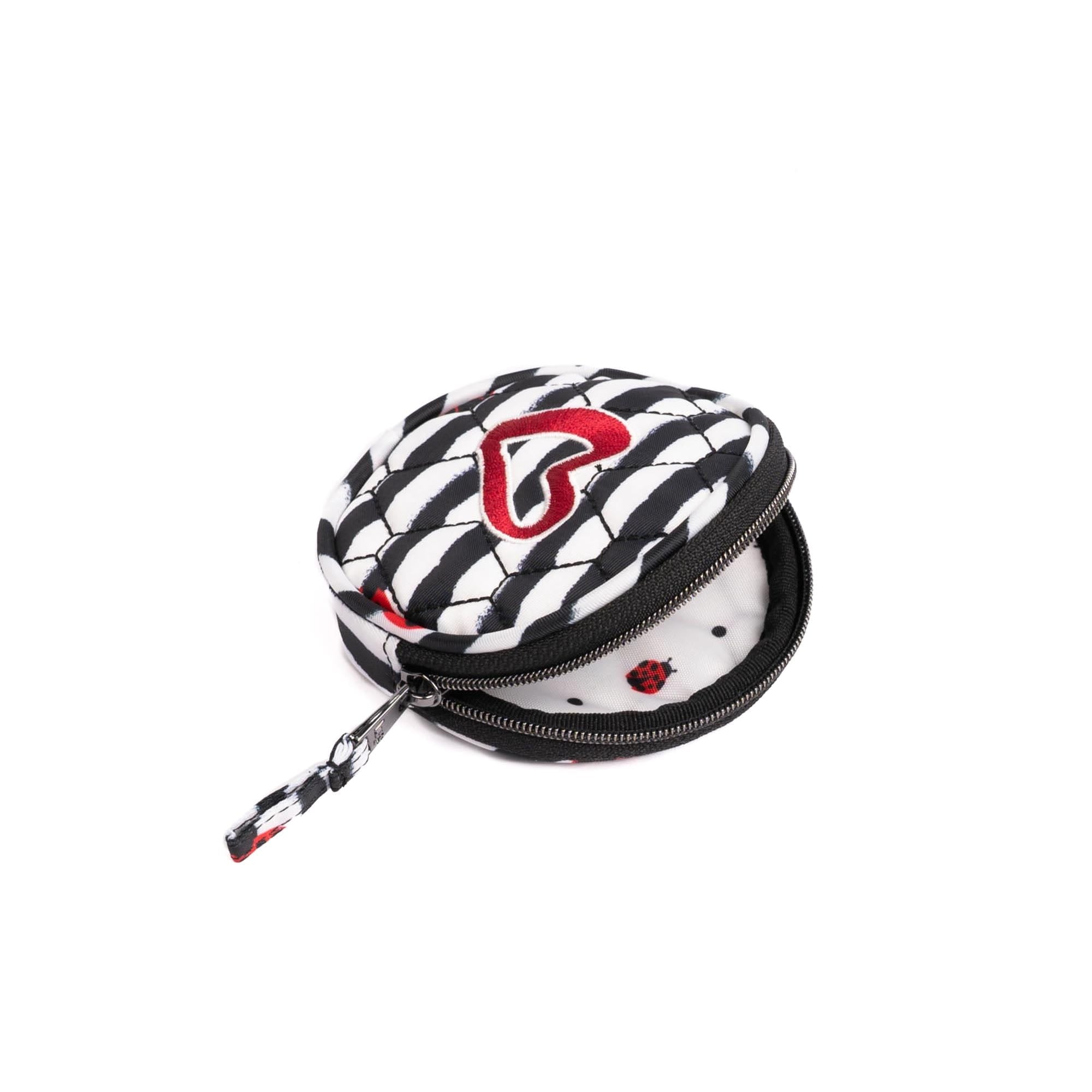 Embroidered Circle Pouch - LADYBUG LANE - 24916_CirclePouch_LadybugLane_Angle_04