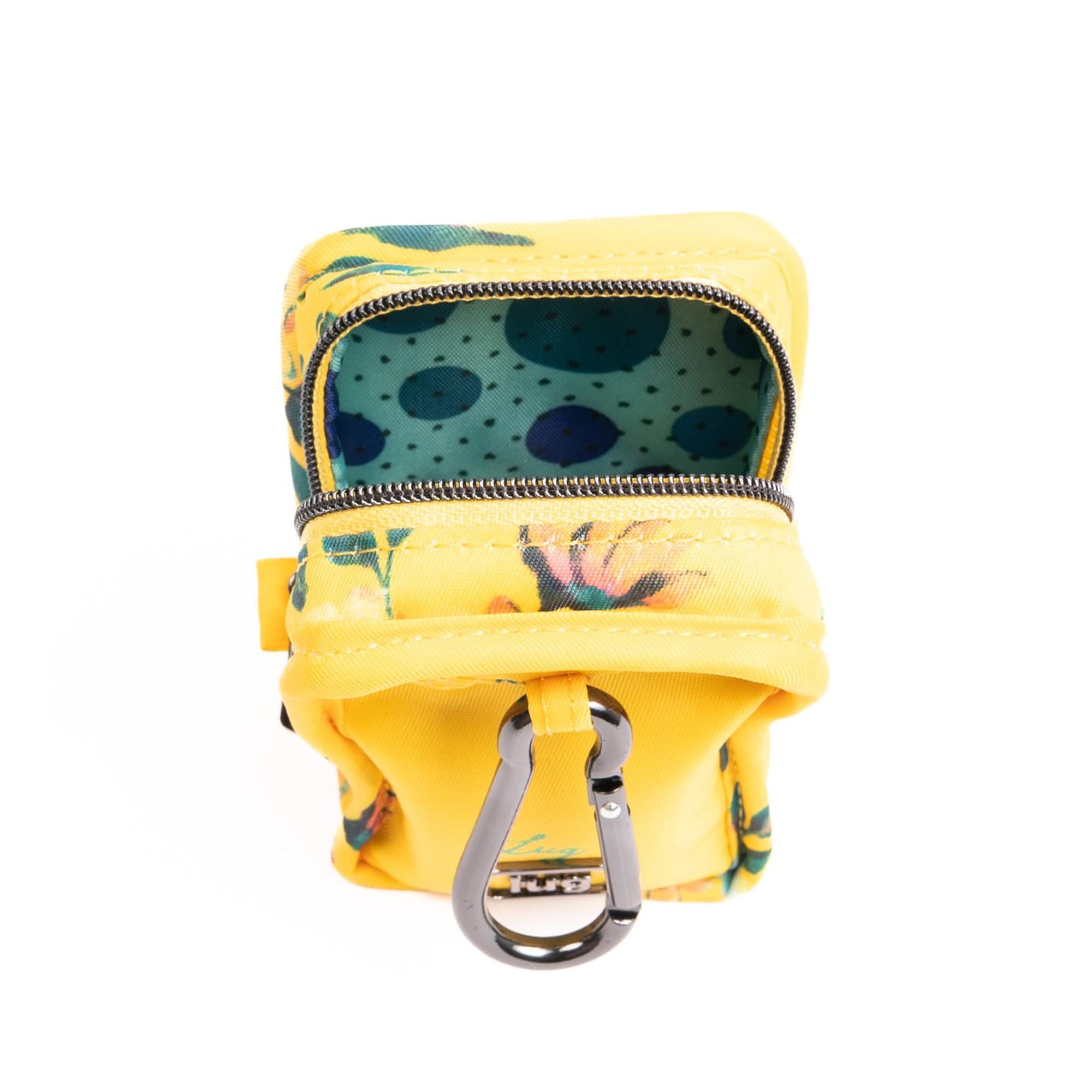 Embroidered Drizzle Zip Storage Pouch - BOUQUET YELLOW - 24918_DrizzleEmbroidered_BouquetYellow_Angle_05