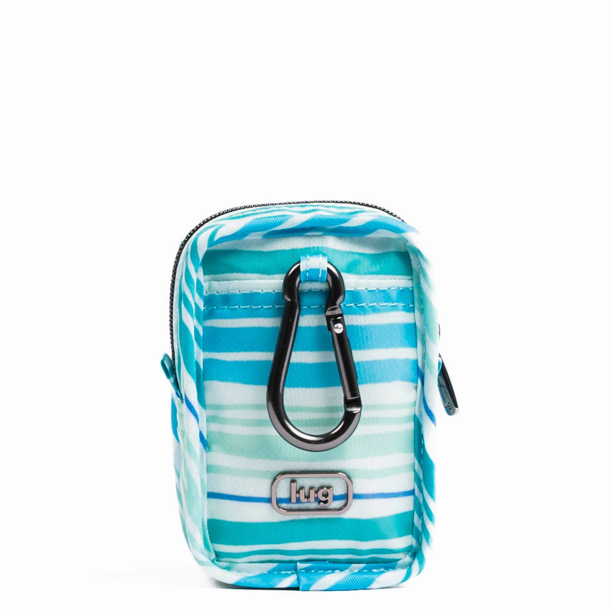 Embroidered Drizzle Zip Storage Pouch - LOVE WAVES AQUA - 24920_DrizzleEmbroidered_LoveWavesAqua_Angle_04