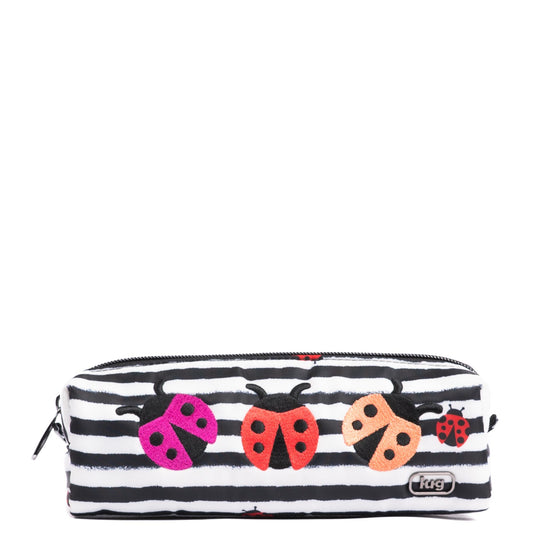 Embroidered Jib Zip Pouch - - 24930_JibEmbroidered_LadybugLane_Angle_01