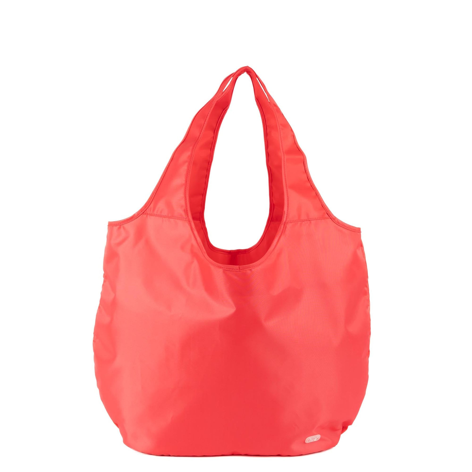 Eco Shopper Tote - CORAL RED - 24935_EcoShopper_CoralRed_Angle_01