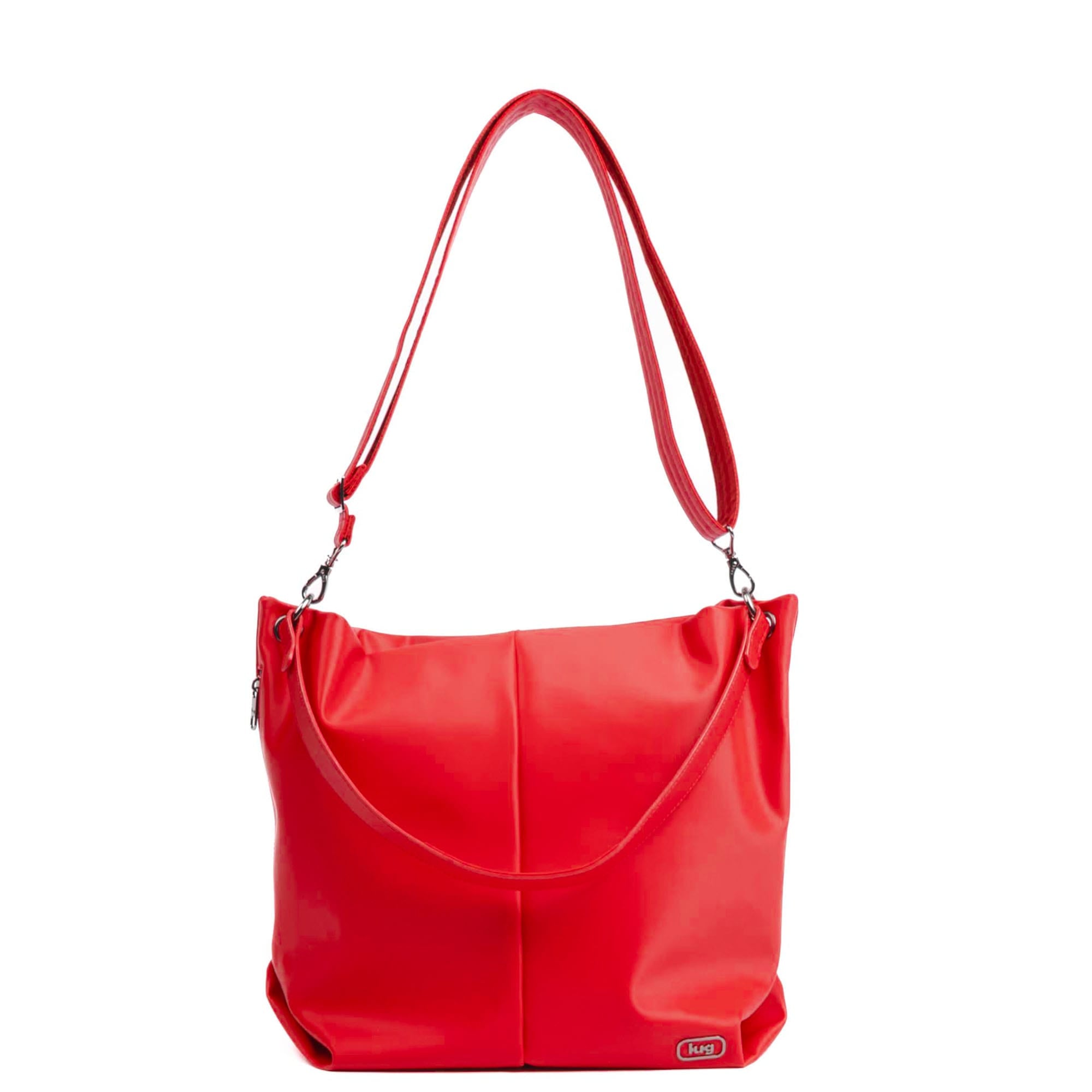 Plunge 2 Satin Luxe VL Carry-All Crossbody Bag - - 24952_Plunge_SatinLuxe_PoppyRed_Angle_01_6ii585