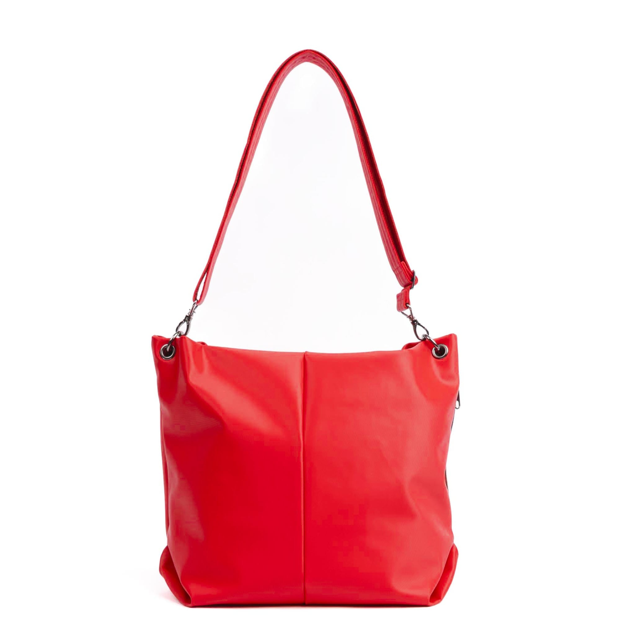 Plunge 2 Satin Luxe VL Carry-All Crossbody Bag - POPPY RED - 24952_Plunge_SatinLuxe_PoppyRed_Angle_04