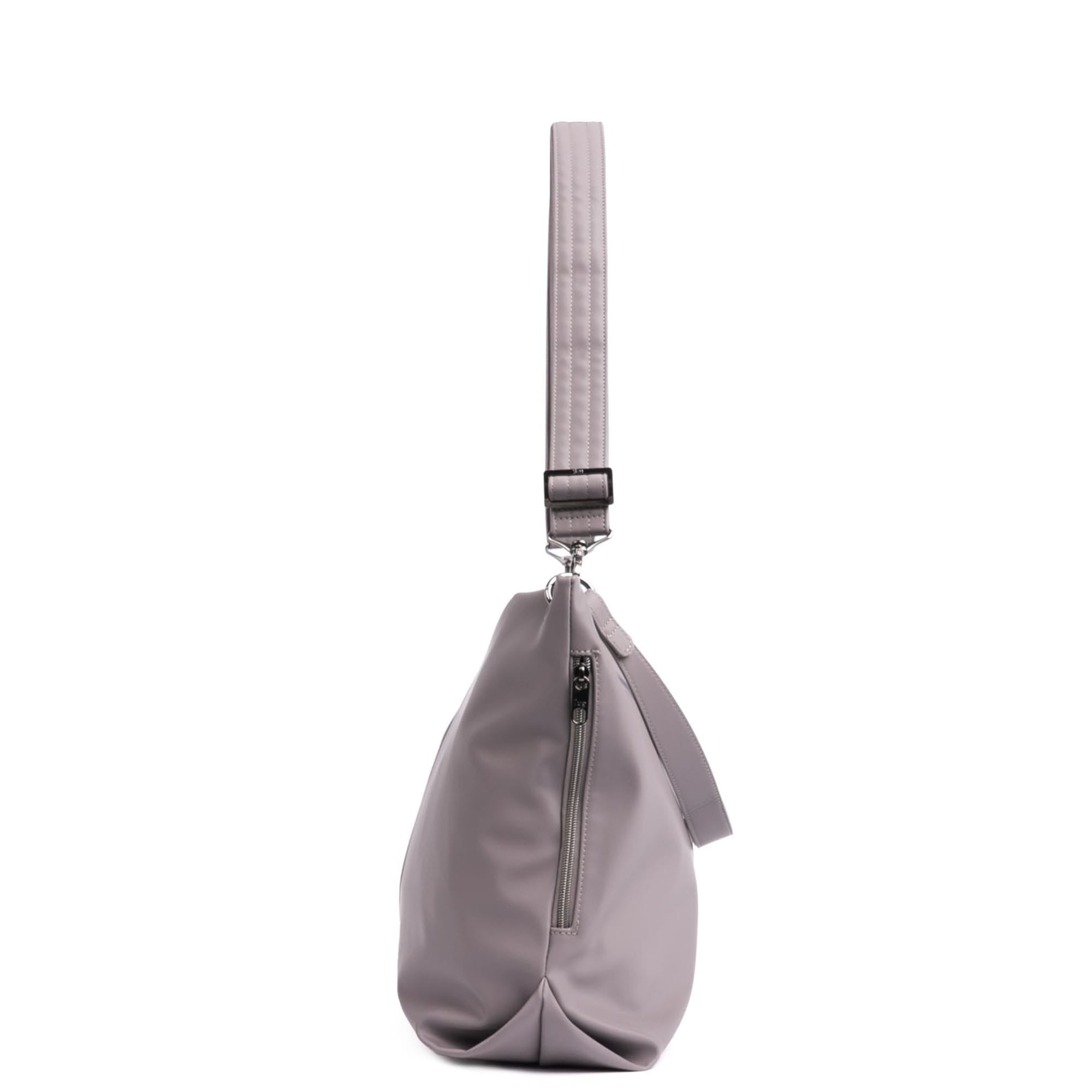 Plunge 2 Satin Luxe VL Carry-All Crossbody Bag - PEARL - 24954_Plunge_SatinLuxe_Pearl_Angle_03