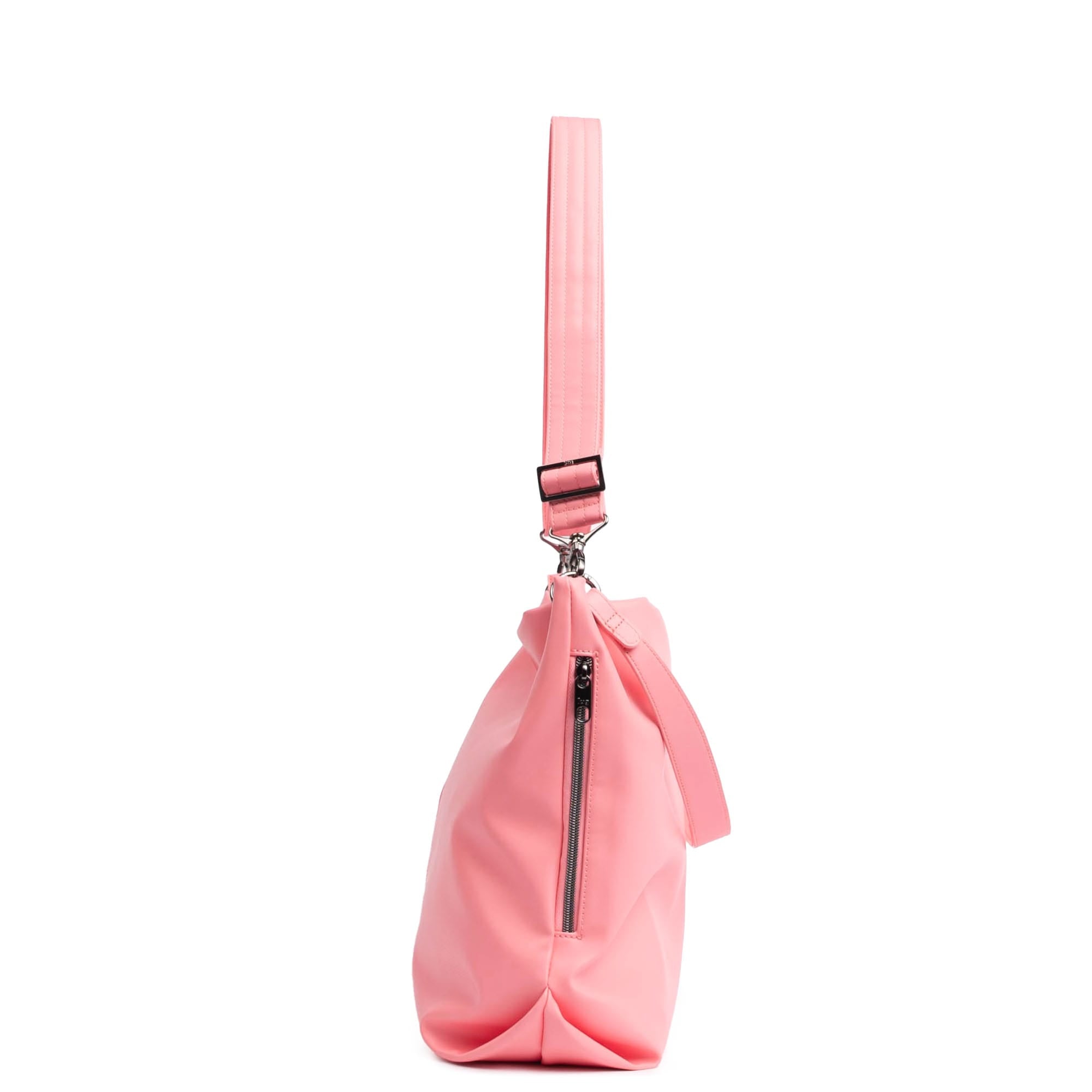 Plunge 2 Satin Luxe VL Carry-All Crossbody Bag - POSITIVELY PINK - 24955_Plunge_SatinLuxe_PositivelyPink_Angle_03