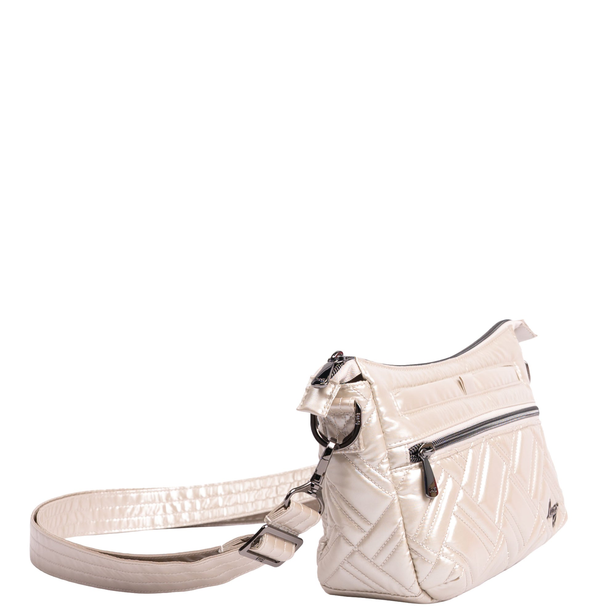 Dash Classic Crossbody - METALLIC PEBBLE - 24957_Dash_MetallicPebble_Angle_02