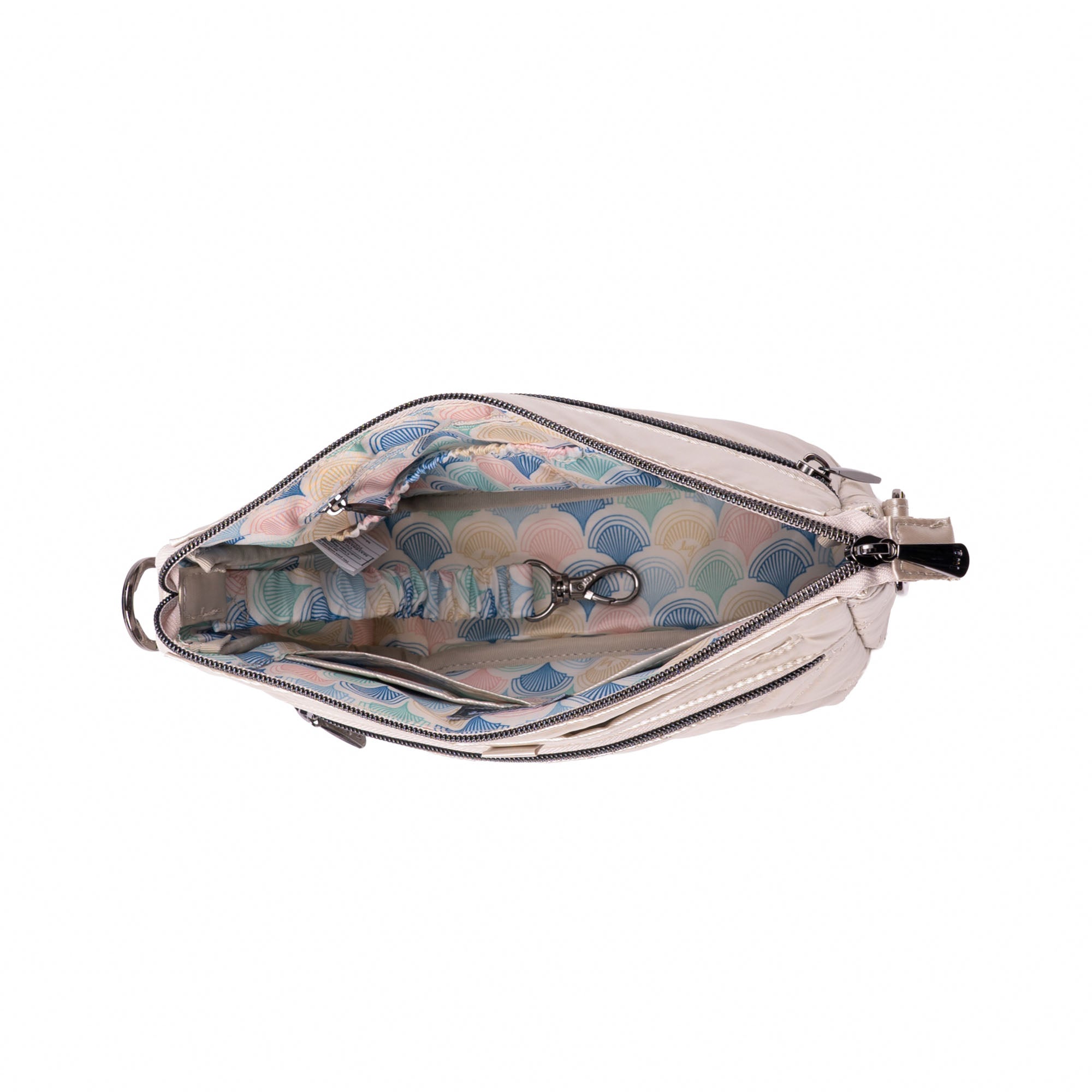 Dash Classic Crossbody - METALLIC PEBBLE - 24957_Dash_MetallicPebble_Angle_05