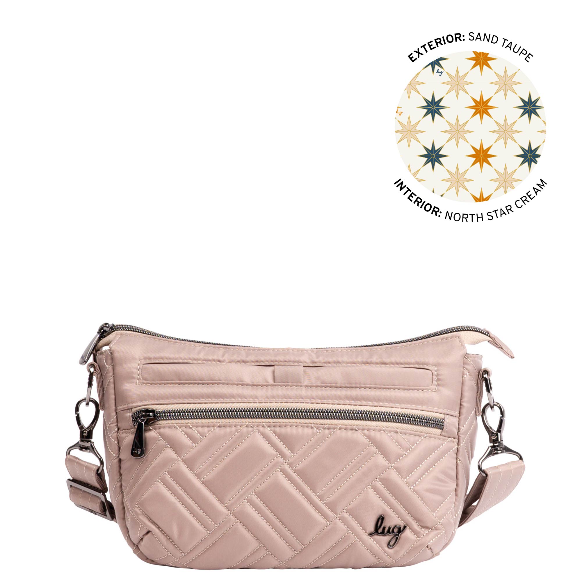 Dash Classic Crossbody - SAND TAUPE - 24962_Dash_SandTaupe_Angle_01