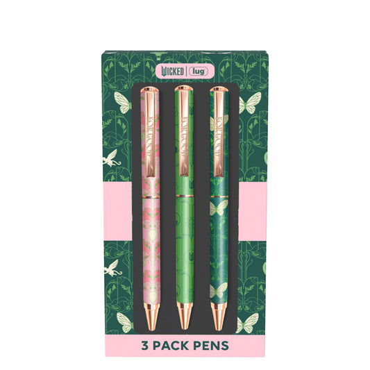 Wicked x Lug Pens 3pk - WICKED FOR GOOD - 24973_Scribble_Pens3Pk_WickedForGood_01