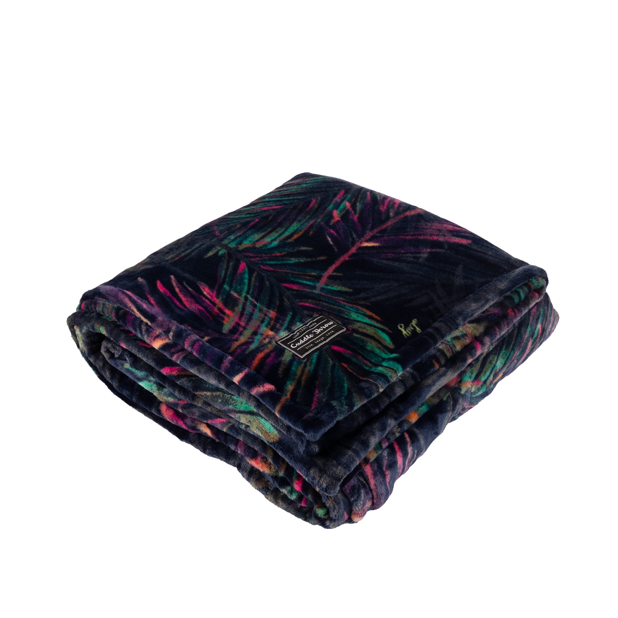 Cuddle Throw Blanket - TROPICAL MULTI - 24993_CuddleThrow_TropicalMulti_Angle_01