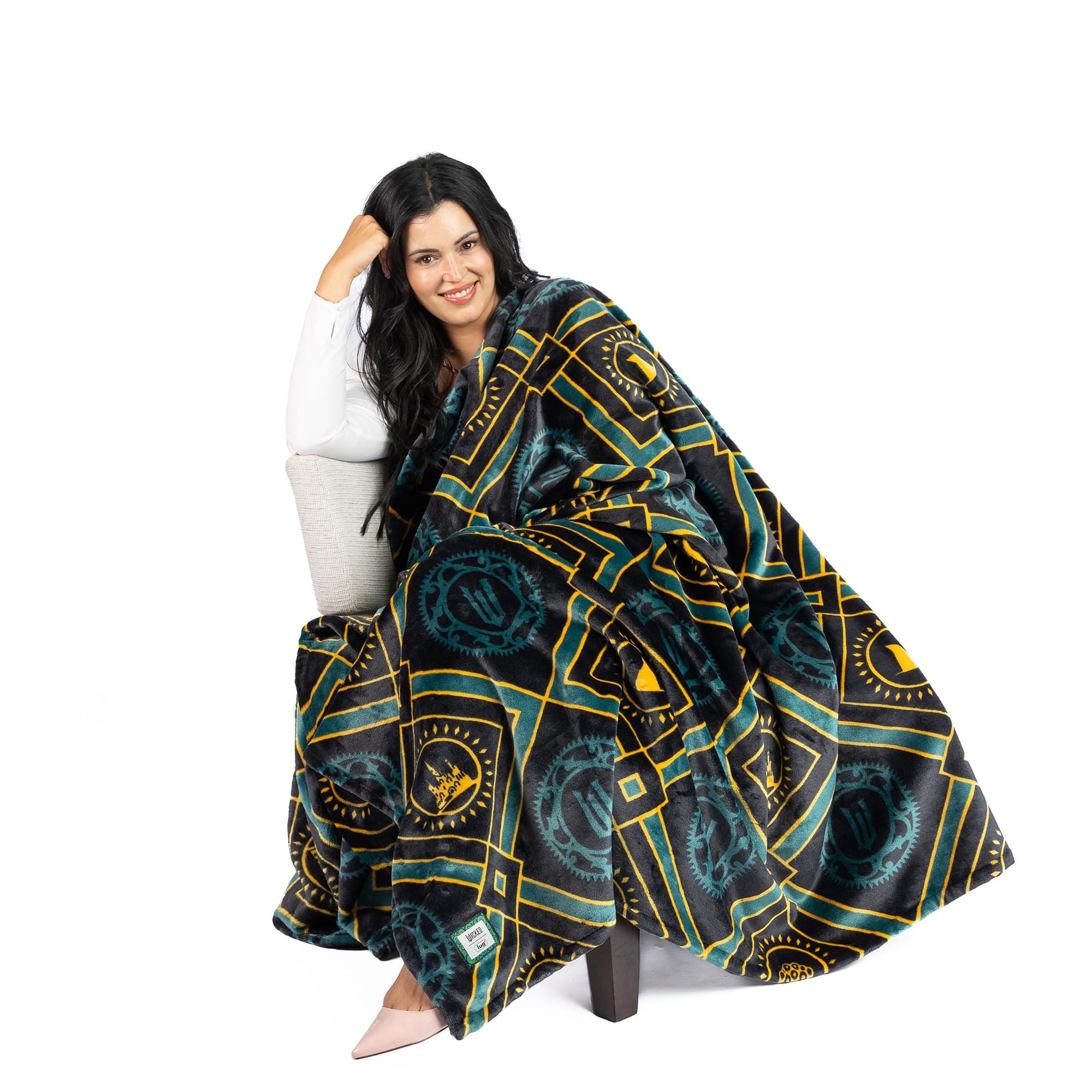 Wicked x Lug Cuddle Throw Blanket - DIAMOND BLACK - 24995_Wicked_CuddleThrow_WickedDiamondBlack_Proportion_02