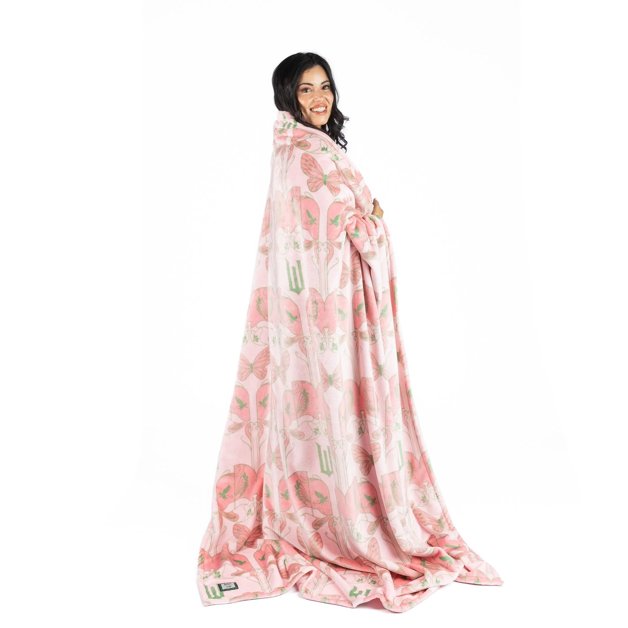 Wicked x Lug Cuddle Throw Blanket - FRIENDS FOR GOOD PINK - 24996_Wicked_CuddleThrow_FriendsForGoodPink_Proportion_01