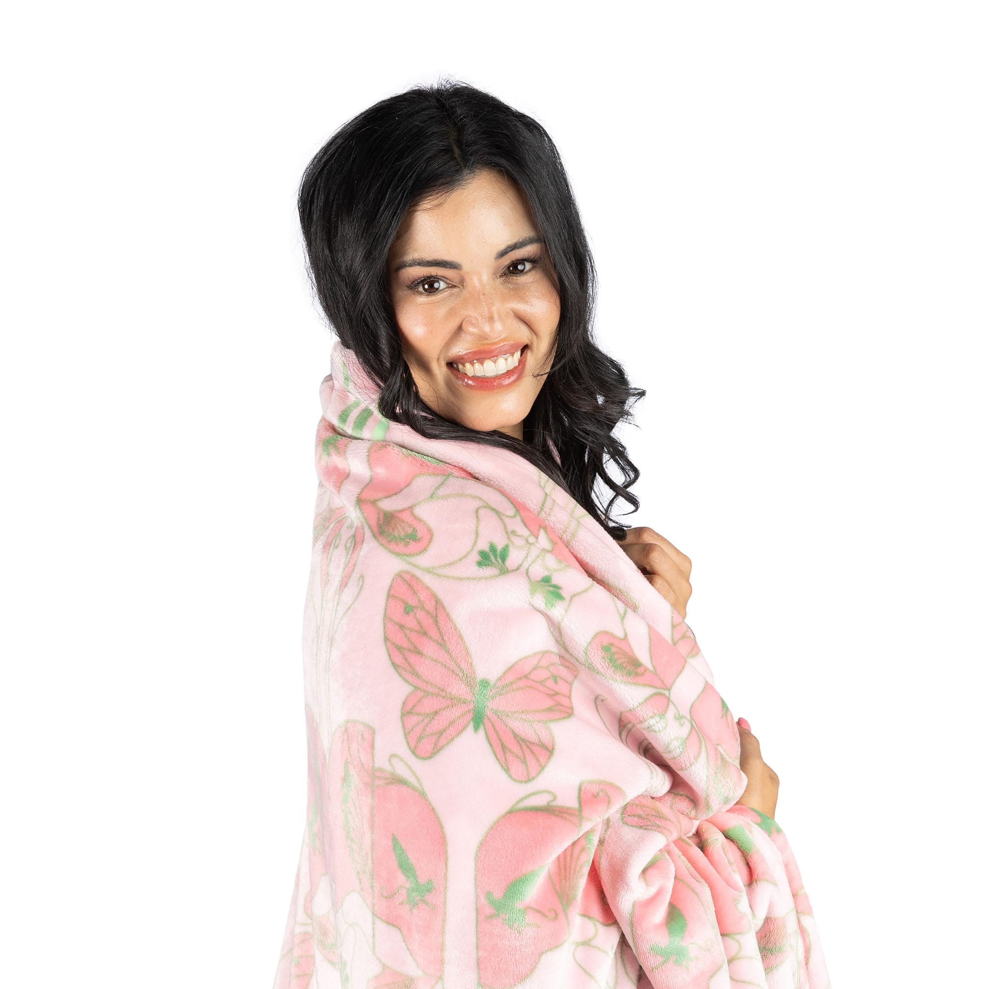 Wicked x Lug Cuddle Throw Blanket - FRIENDS FOR GOOD PINK - 24996_Wicked_CuddleThrow_FriendsForGoodPink_Proportion_03