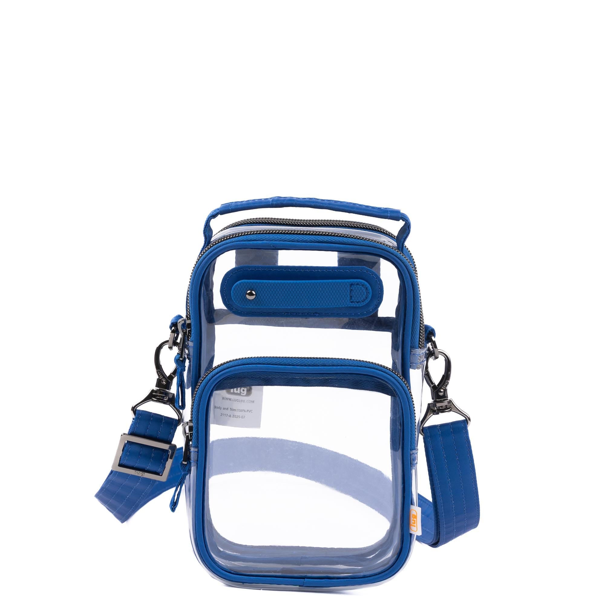 Skeeter Mini Clearview Convertible Crossbody - AZURE BLUE - 25012_SkeeterMiniClearview_AzureBlue_Angle_01