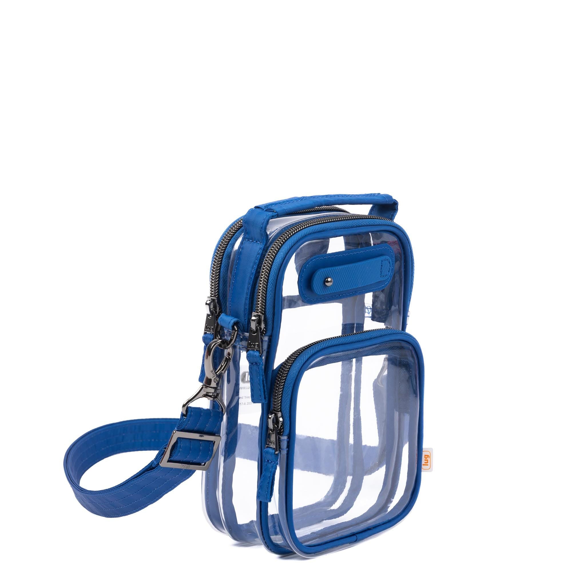 Skeeter Mini Clearview Convertible Crossbody - AZURE BLUE - 25012_SkeeterMiniClearview_AzureBlue_Angle_02