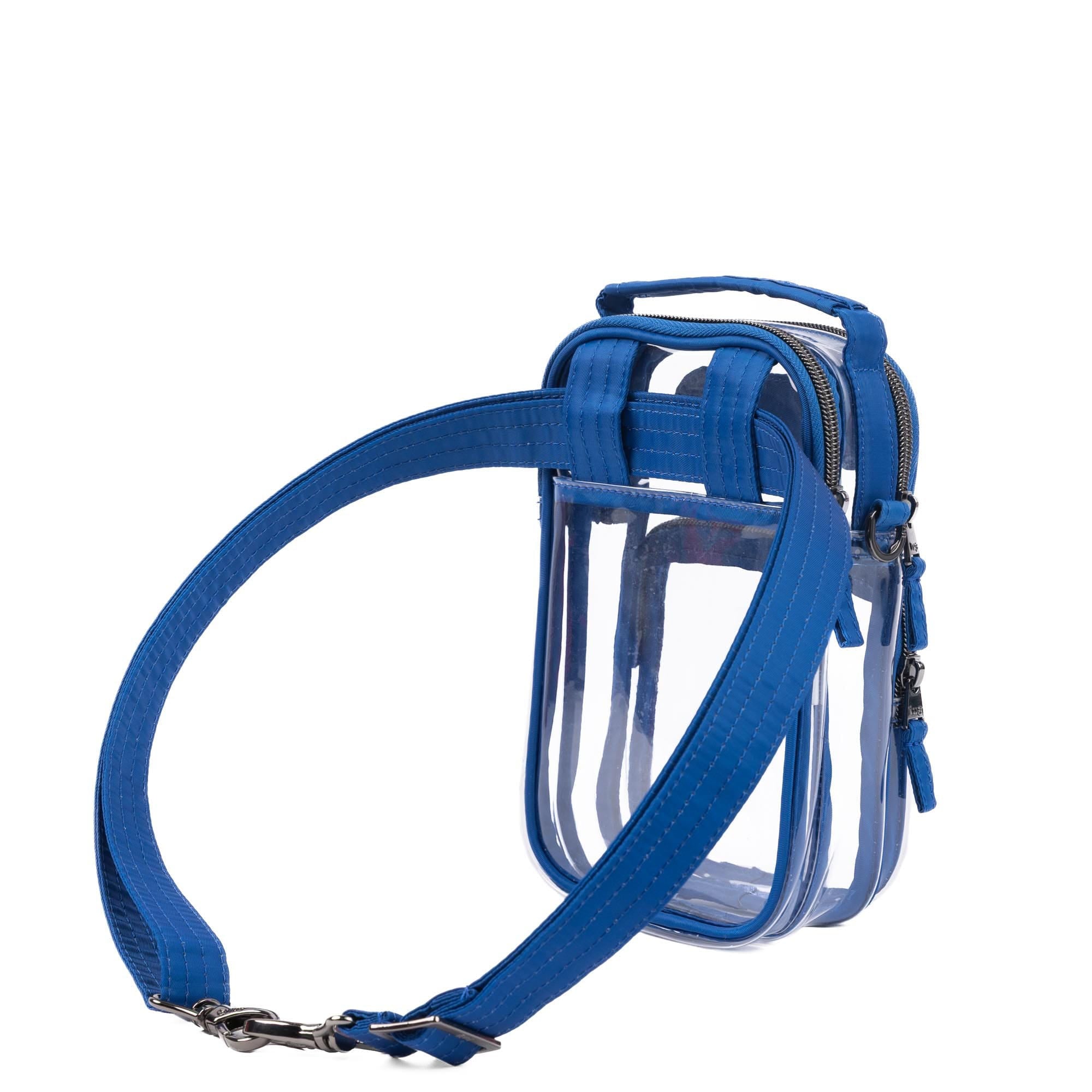 Skeeter Mini Clearview Convertible Crossbody - AZURE BLUE - 25012_SkeeterMiniClearview_AzureBlue_Angle_05