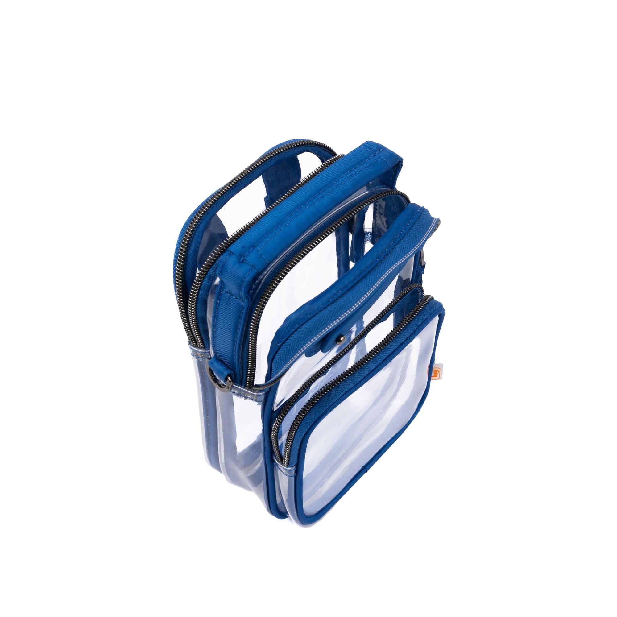 Skeeter Mini Clearview Convertible Crossbody - AZURE BLUE - 25012_SkeeterMiniClearview_AzureBlue_Angle_06