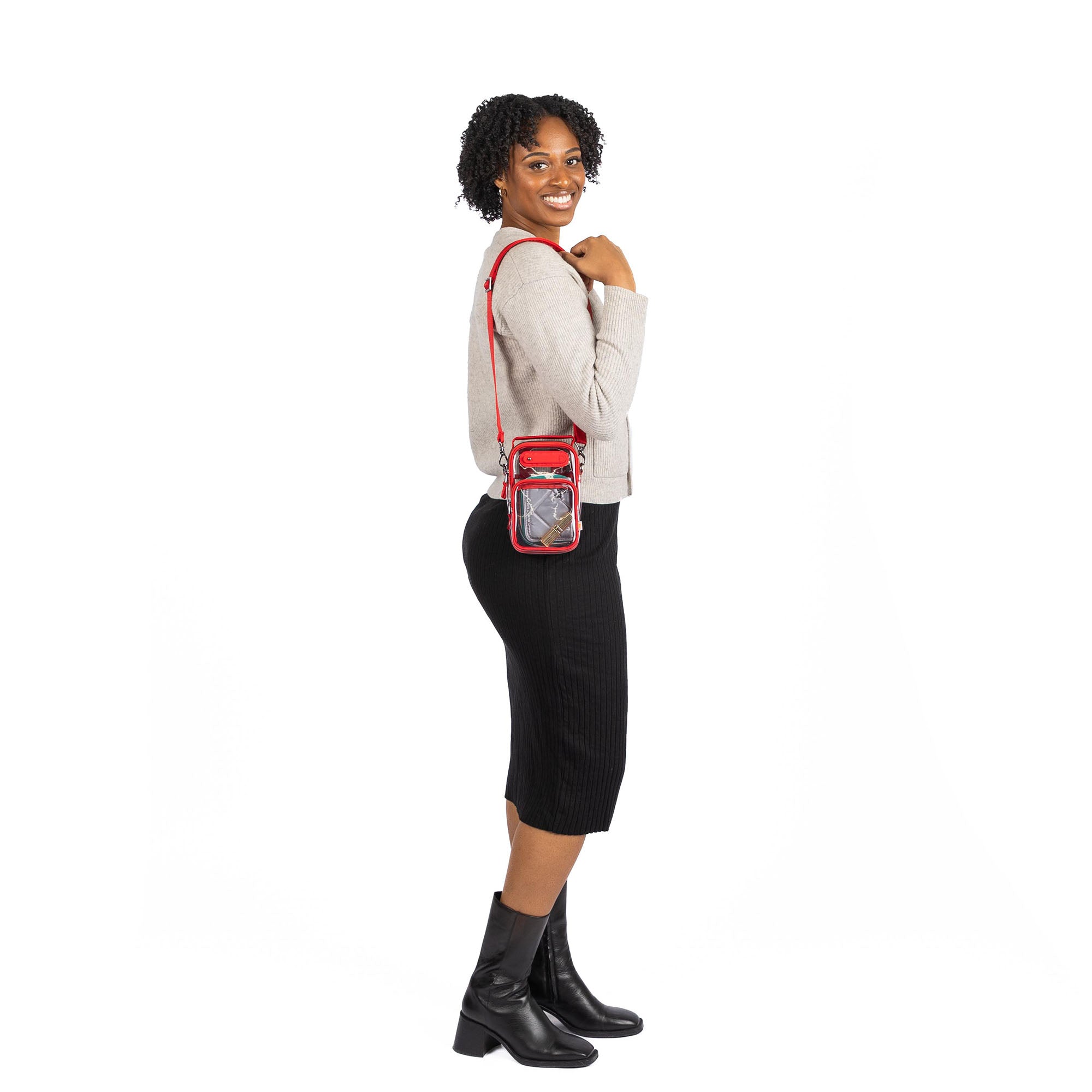 Skeeter Mini Clearview Convertible Crossbody - POPPY RED - 25013_SkeeterMiniClearview_PoppyRed_BagProportions_01