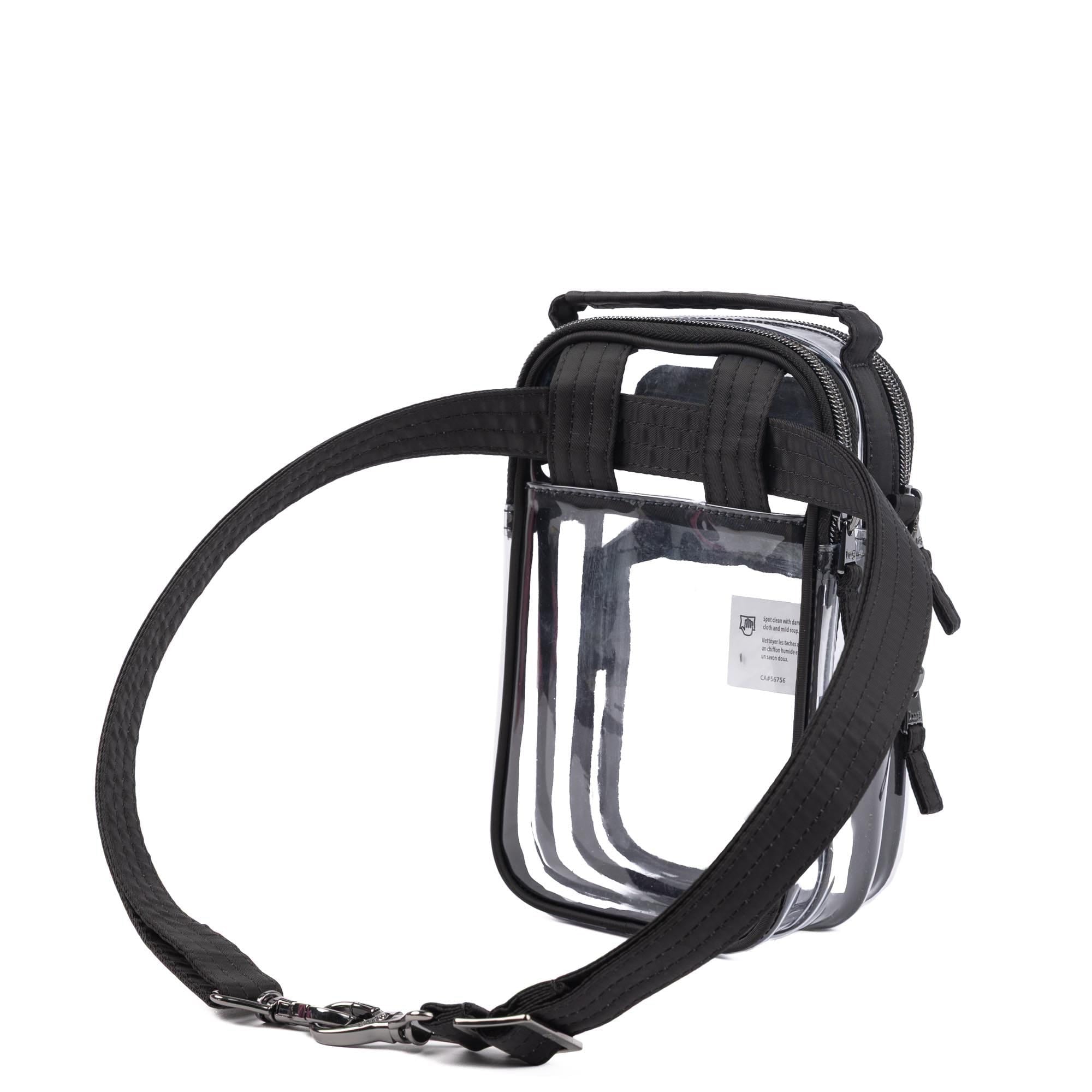 Skeeter Mini Clearview Convertible Crossbody - BLACK - 25014_SkeeterMiniClearview_Black_Angle_05