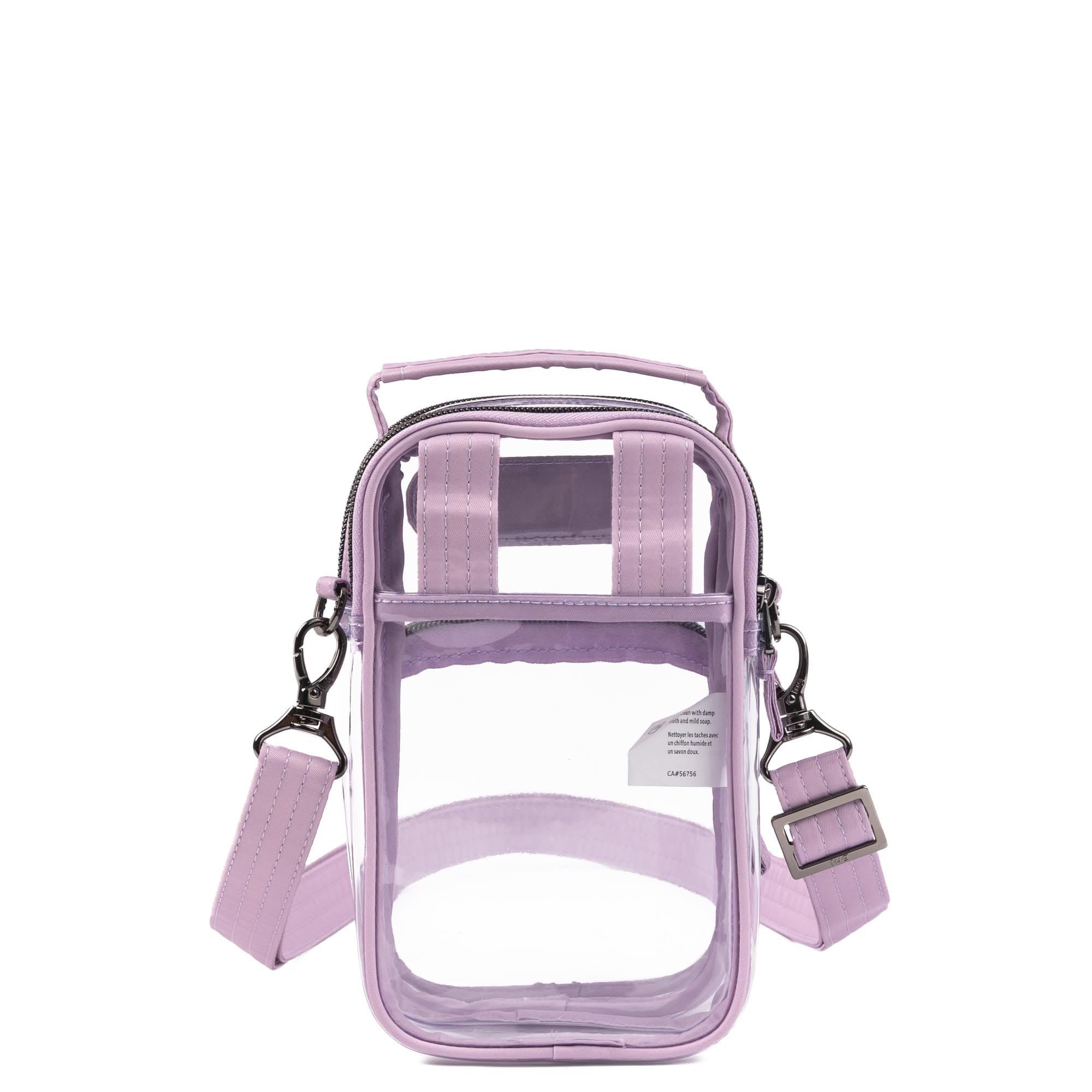 Skeeter Mini Clearview Convertible Crossbody - SUGARPLUM - 25015_SkeeterMiniClearview_Sugarplum_Angle_04