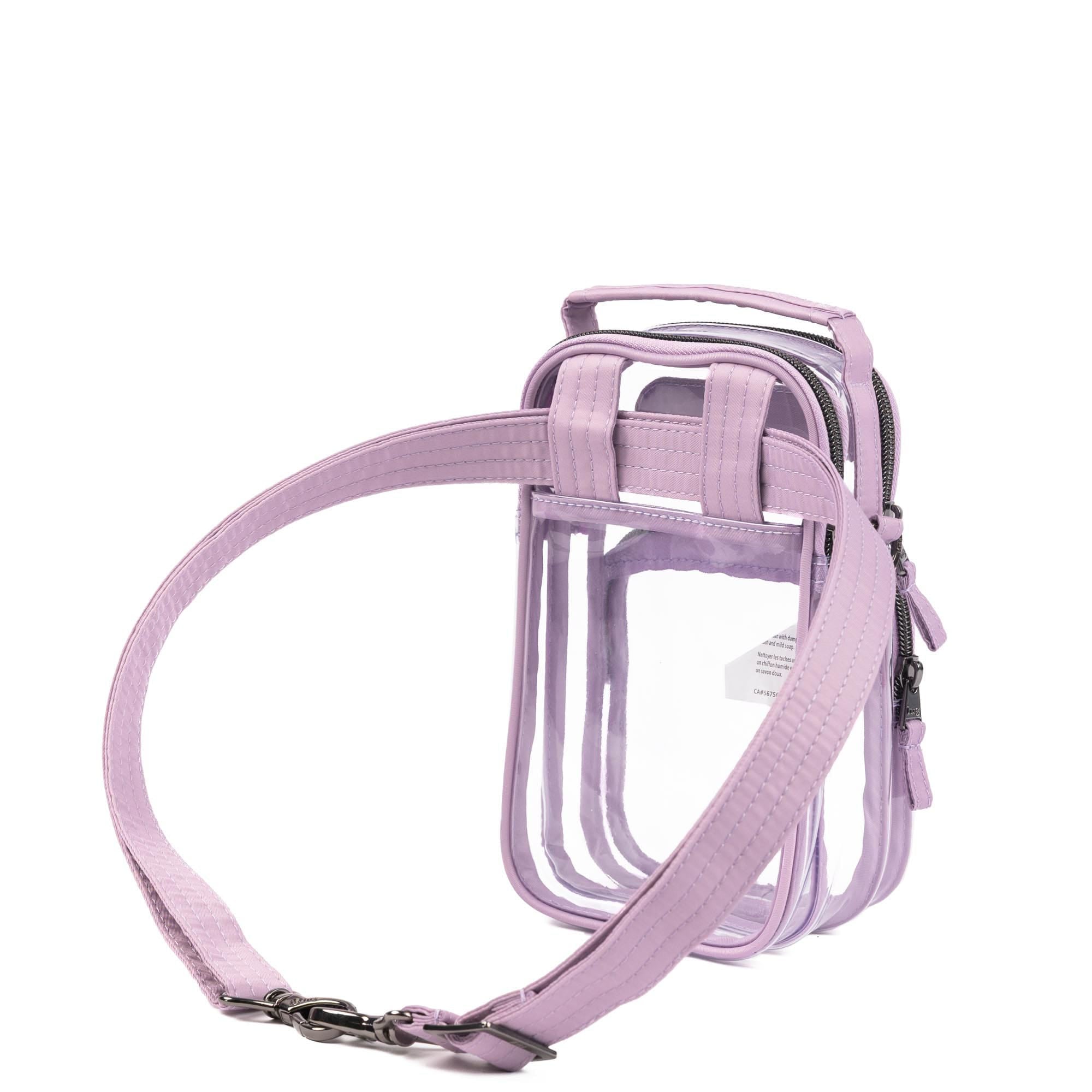 Skeeter Mini Clearview Convertible Crossbody - SUGARPLUM - 25015_SkeeterMiniClearview_Sugarplum_Angle_05