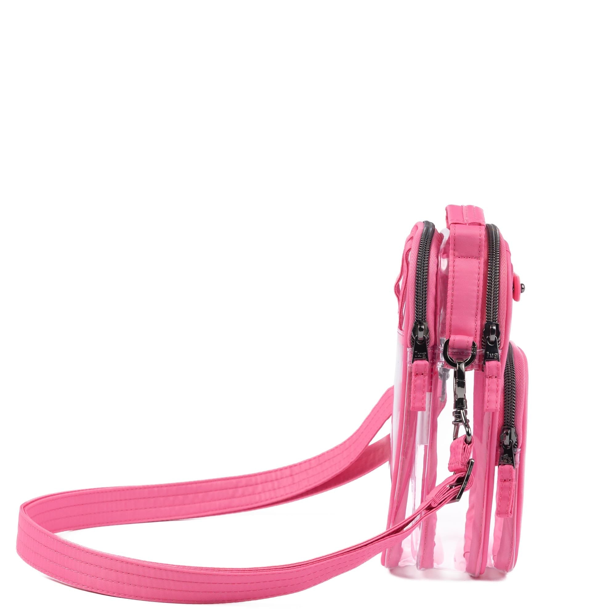 Skeeter Mini Clearview Convertible Crossbody - PERFECTLY PINK - 25016_SkeeterMiniClearview_PerfectlyPink_Angle_03