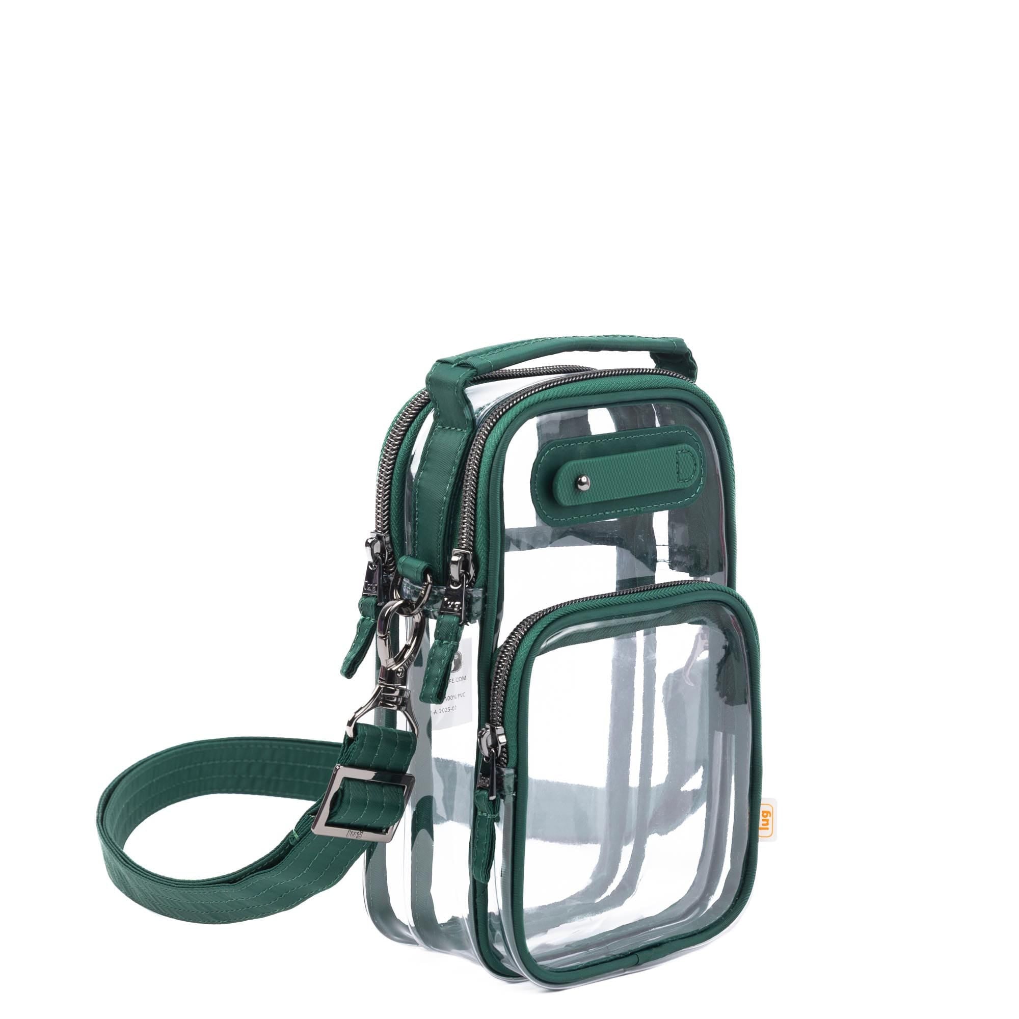 Skeeter Mini Clearview Convertible Crossbody - WICKEDLY GREEN - 25018_SkeeterMiniClearview_WickedlyGreen_Angle_02