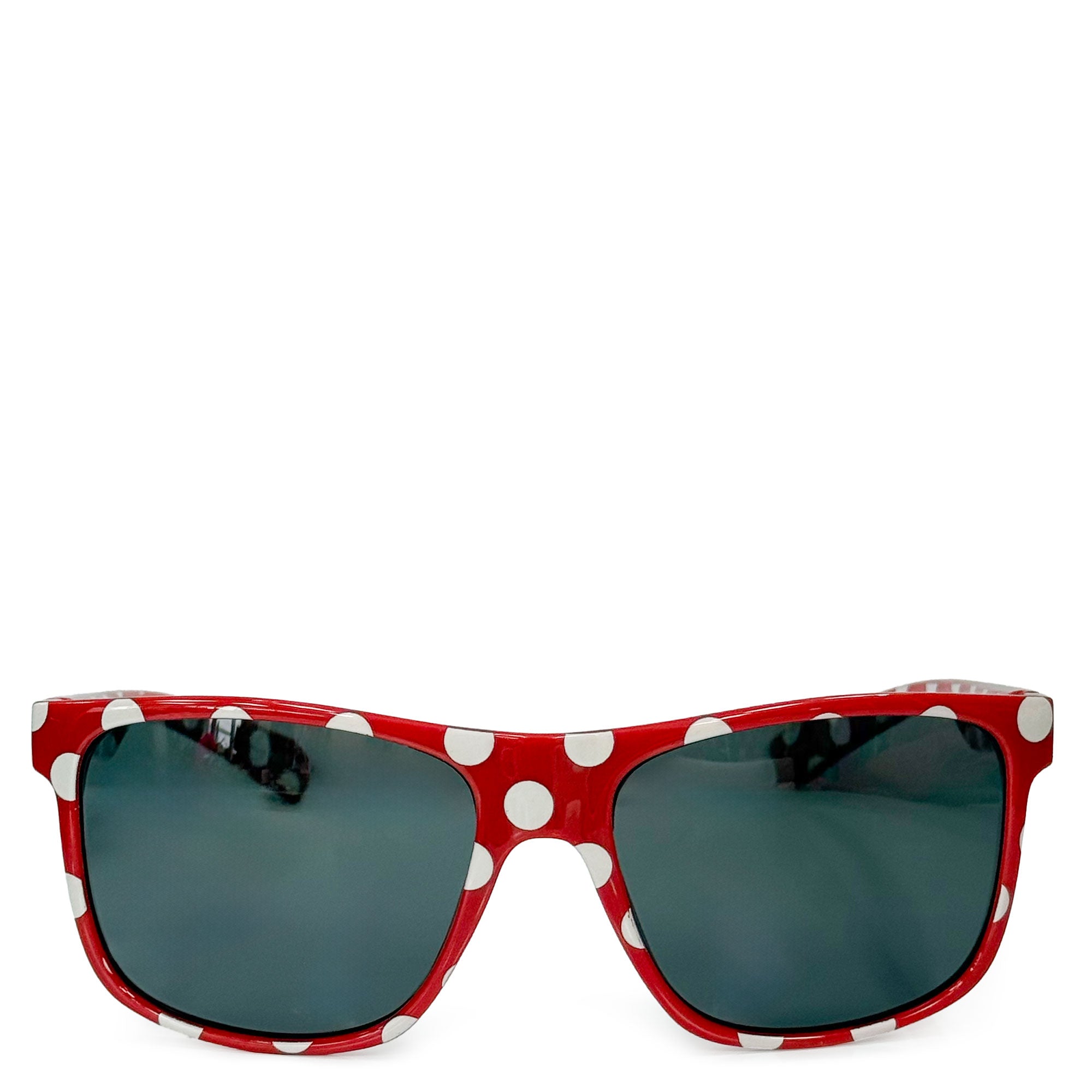 Coupe Sunglasses - CRIMSON LARGE DOT - 25041_CoupeSunglasses_CrimsonLrgDot_Angle_01