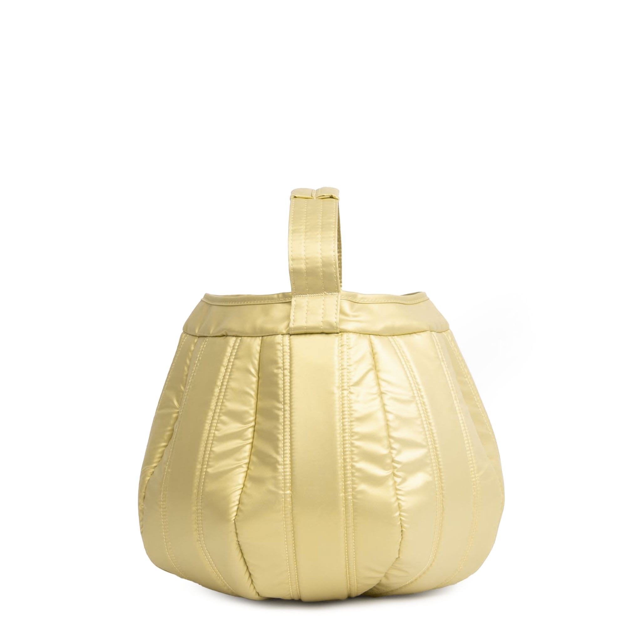 Pumpkin Tote - METALLIC GOLD - 25116_PumpkinTote_MetallicGold_Angle_03