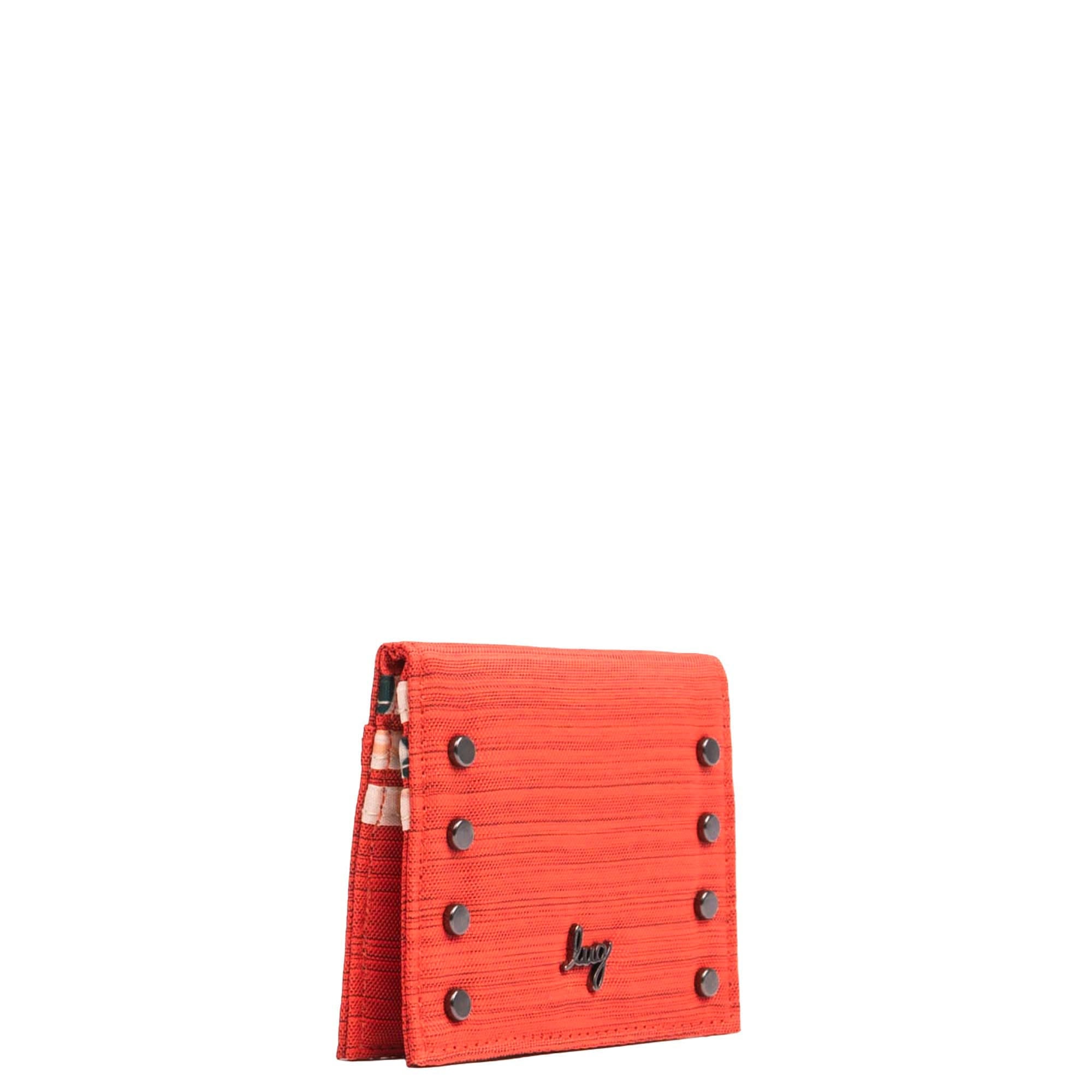 Walkover RFID Wallet - BRUSHED PAPAYA - 25117_Walkover_BrushedPapaya_Angle_02