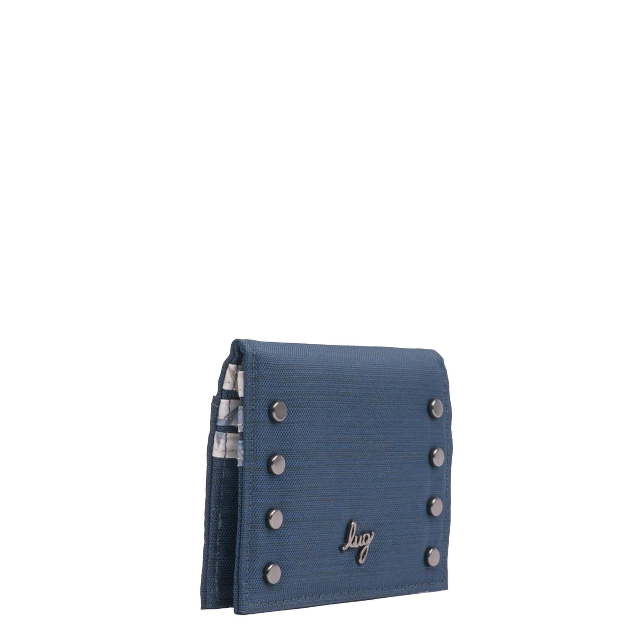 Walkover RFID Wallet - BRUSHED NAVY - 25121_Walkover_BrushedNavy_Angle_02