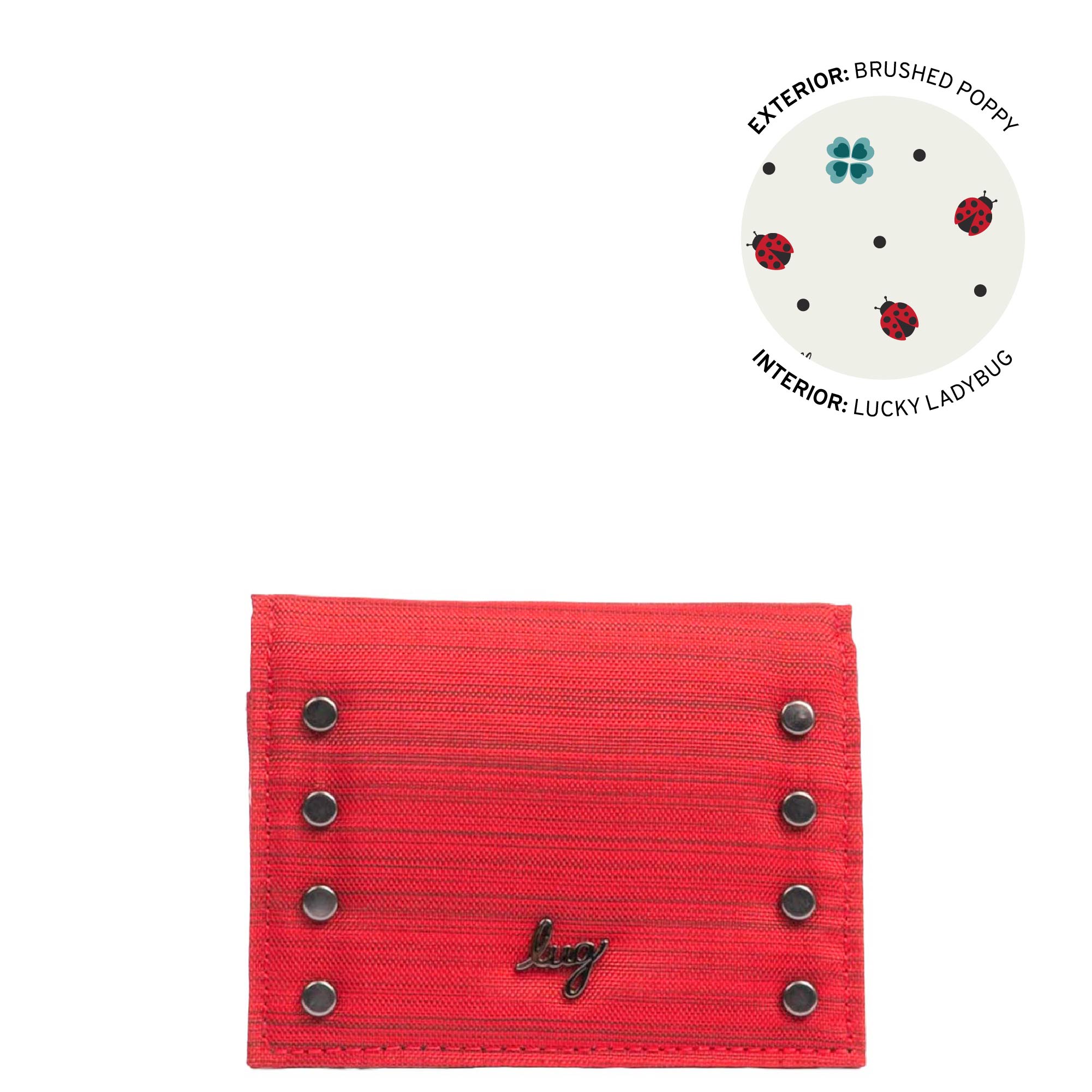 Walkover RFID Wallet - BRUSHED POPPY - 25122_Walkover_BrushedPoppy_Angle_01