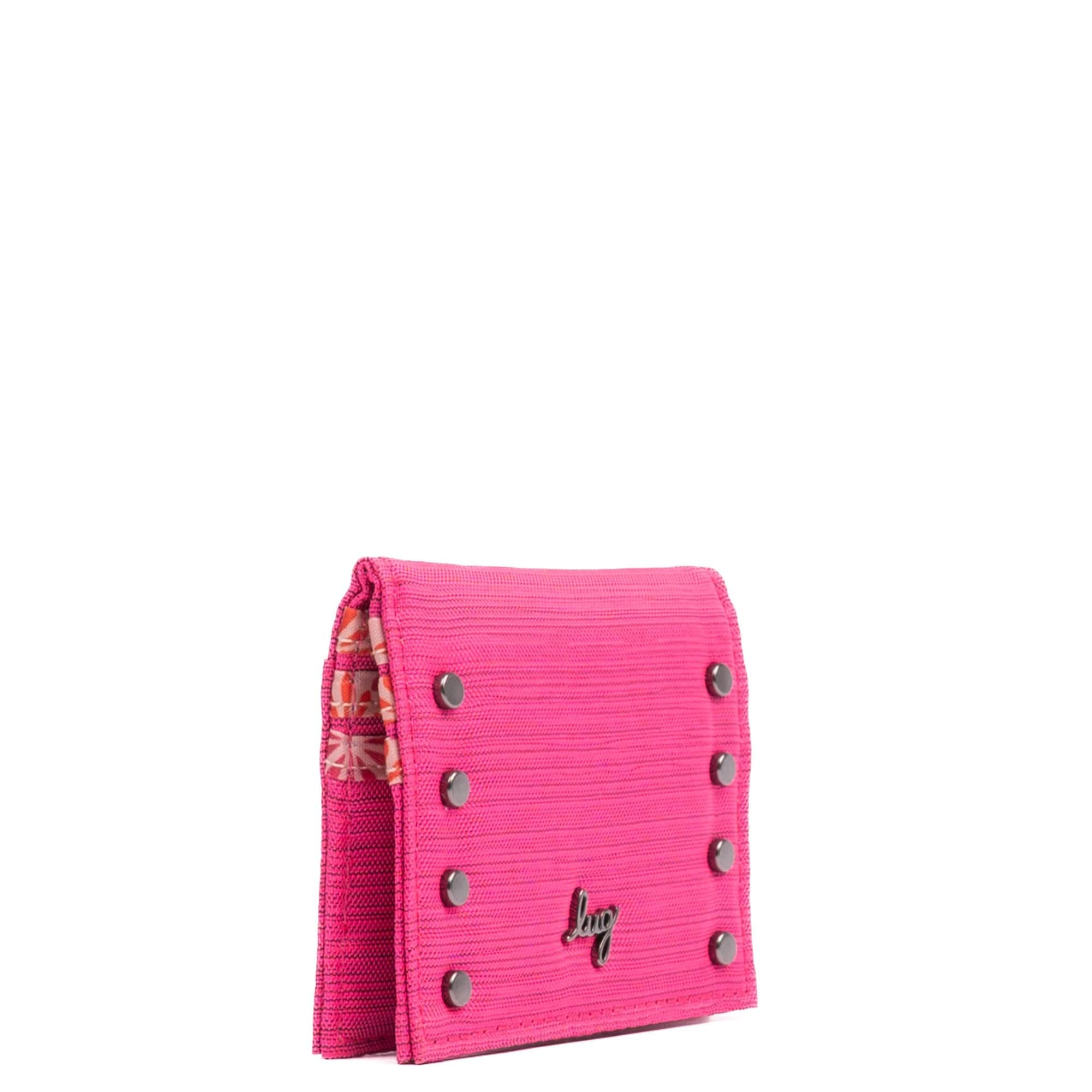 Walkover RFID Wallet - BRUSHED ROSETTE PINK - 25124_Walkover_BrushedRosettePink_Angle_02
