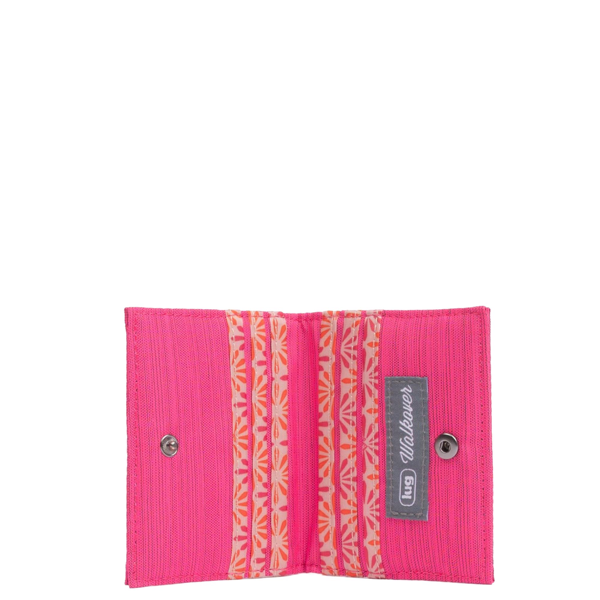 Walkover RFID Wallet - BRUSHED ROSETTE PINK - 25124_Walkover_BrushedRosettePink_Angle_04