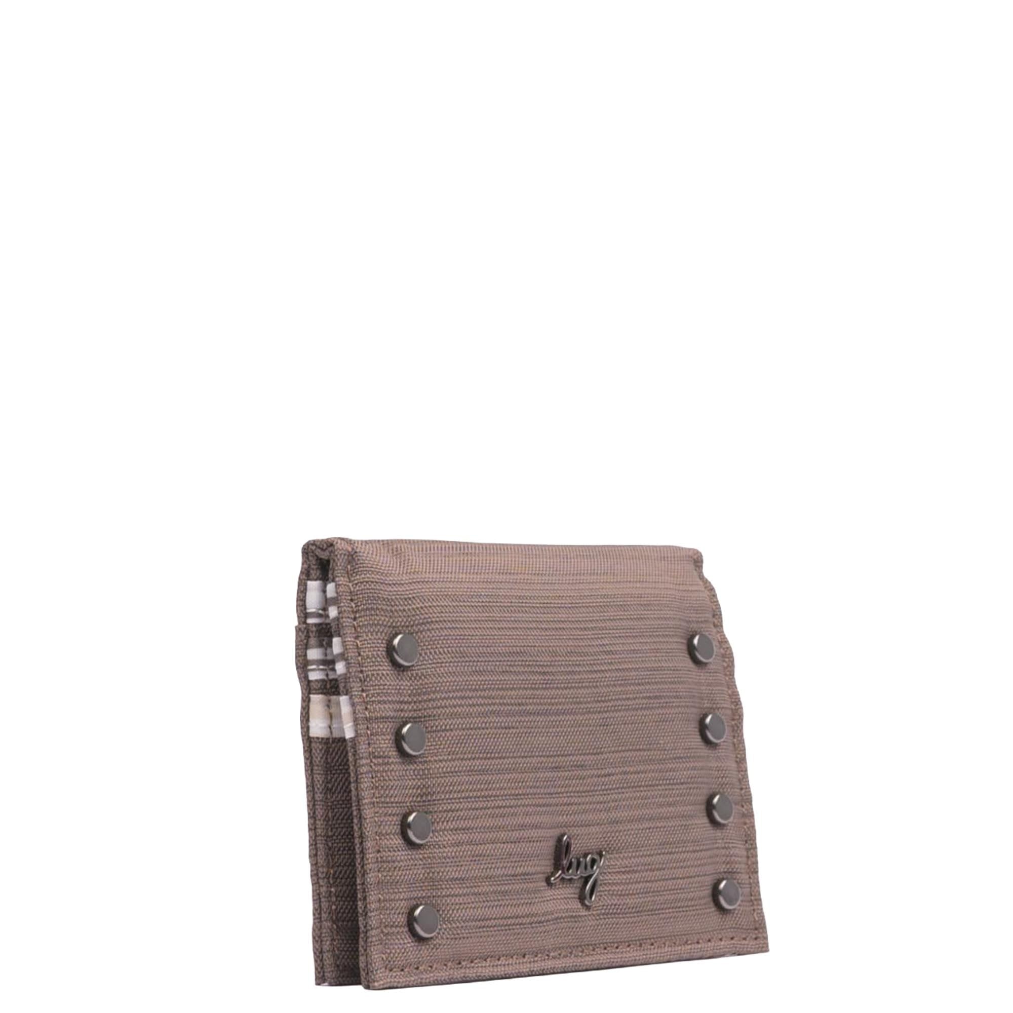 Walkover RFID Wallet - BRUSHED WALNUT - 25125_Walkover_BrushedWalnut_Angle_02
