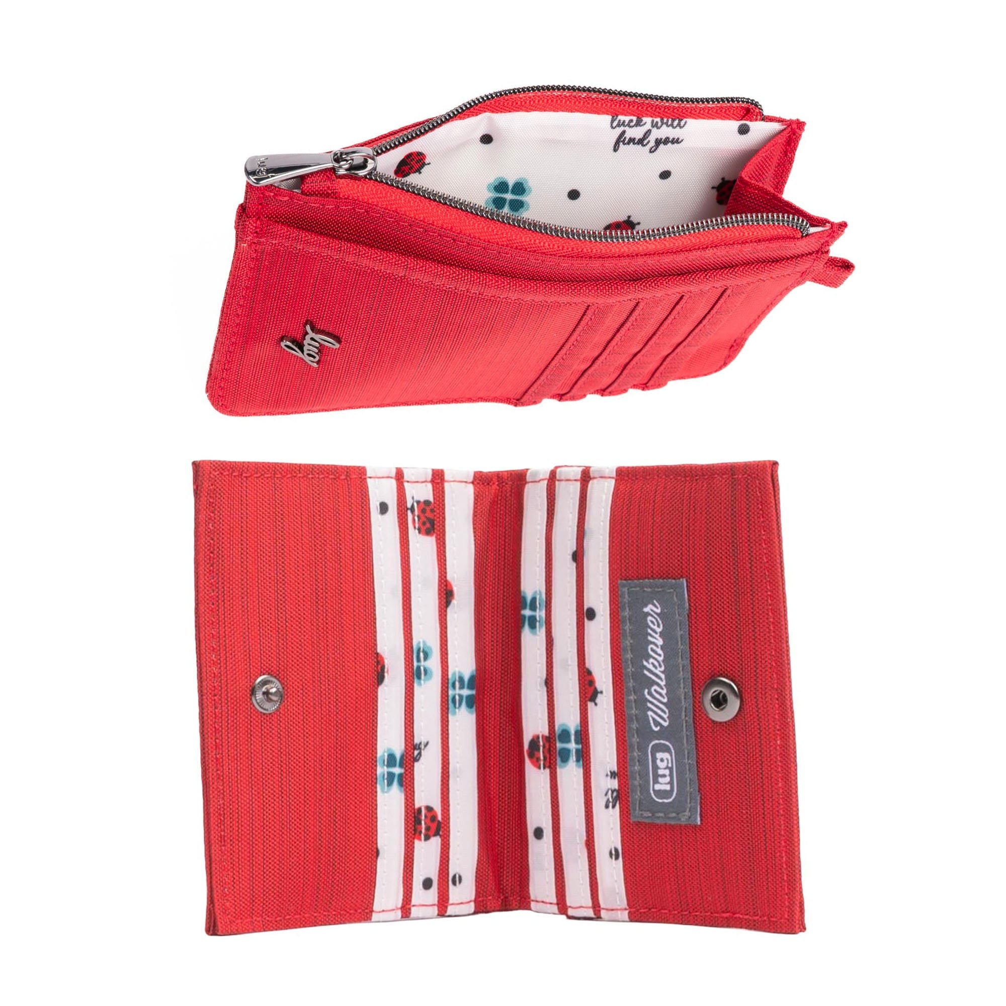 Slide & Walkover RFID Wallet Set - BRUSHED POPPY - 25186_SlideWalkoverSet_BrushedPoppy_Angle_03