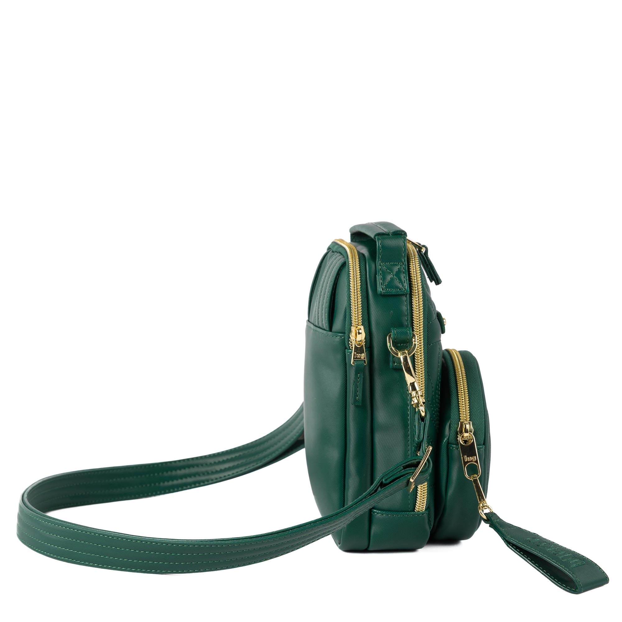 Wicked x Lug Skeeter Mini Bridge SE Satin Luxe VL Convertible Crossbody Bag - OZ WICKEDLY GREEN - 25289_Wicked_SkeeterMini_WickedlyGreen_Angle_03