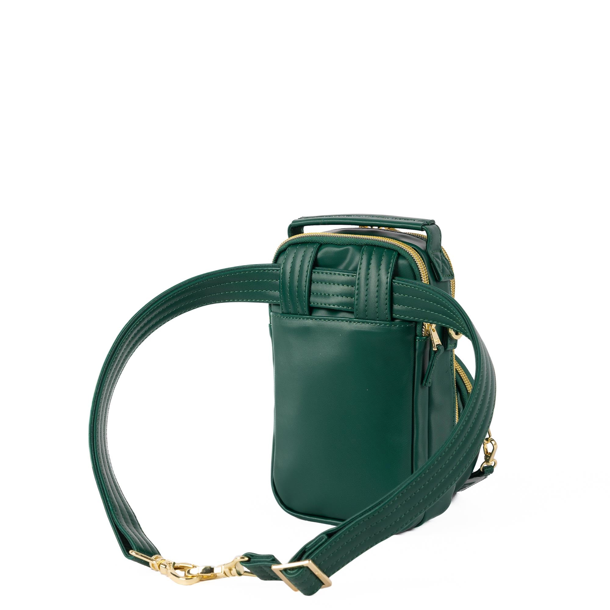 Wicked x Lug Skeeter Mini Bridge SE Satin Luxe VL Convertible Crossbody Bag - OZ WICKEDLY GREEN - 25289_Wicked_SkeeterMini_WickedlyGreen_Angle_05