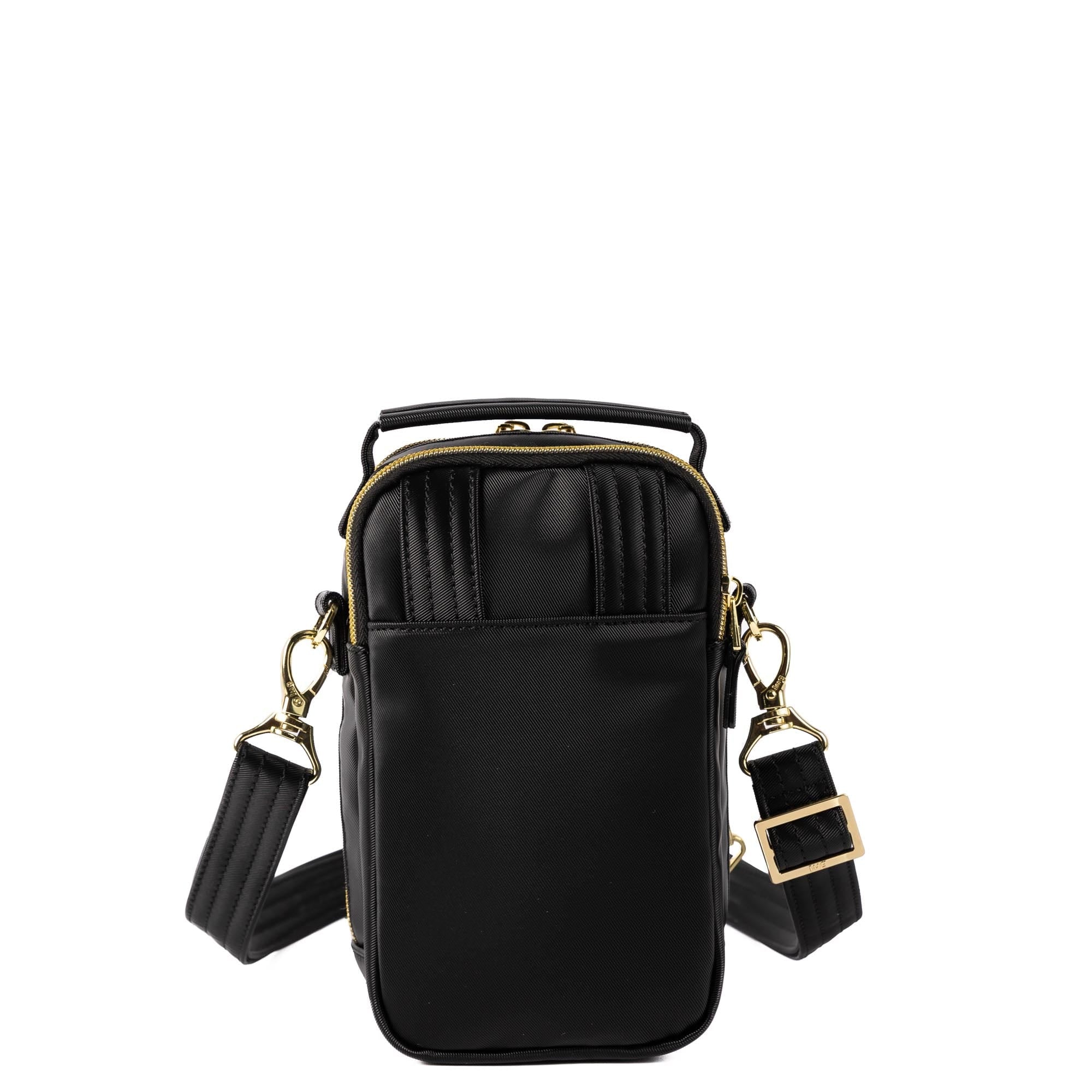 Wicked x Lug Skeeter Mini Bridge SE Satin Luxe VL Convertible Crossbody Bag - OZ BLACK - 25291_Wicked_SkeeterMini_Black_Angle_04