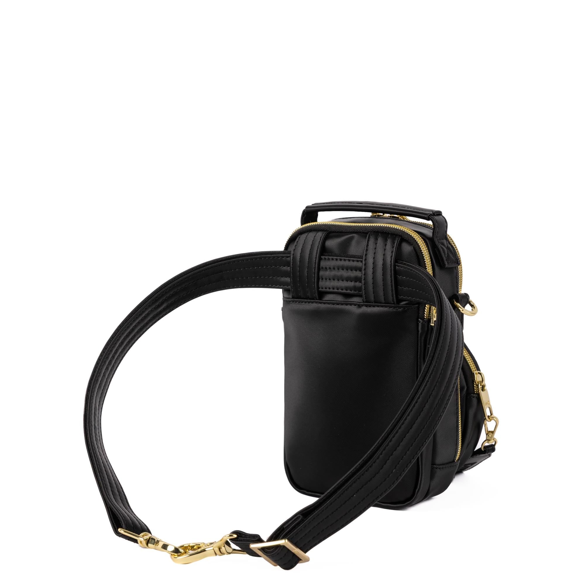 Wicked x Lug Skeeter Mini Bridge SE Satin Luxe VL Convertible Crossbody Bag - OZ BLACK - 25291_Wicked_SkeeterMini_Black_Angle_05