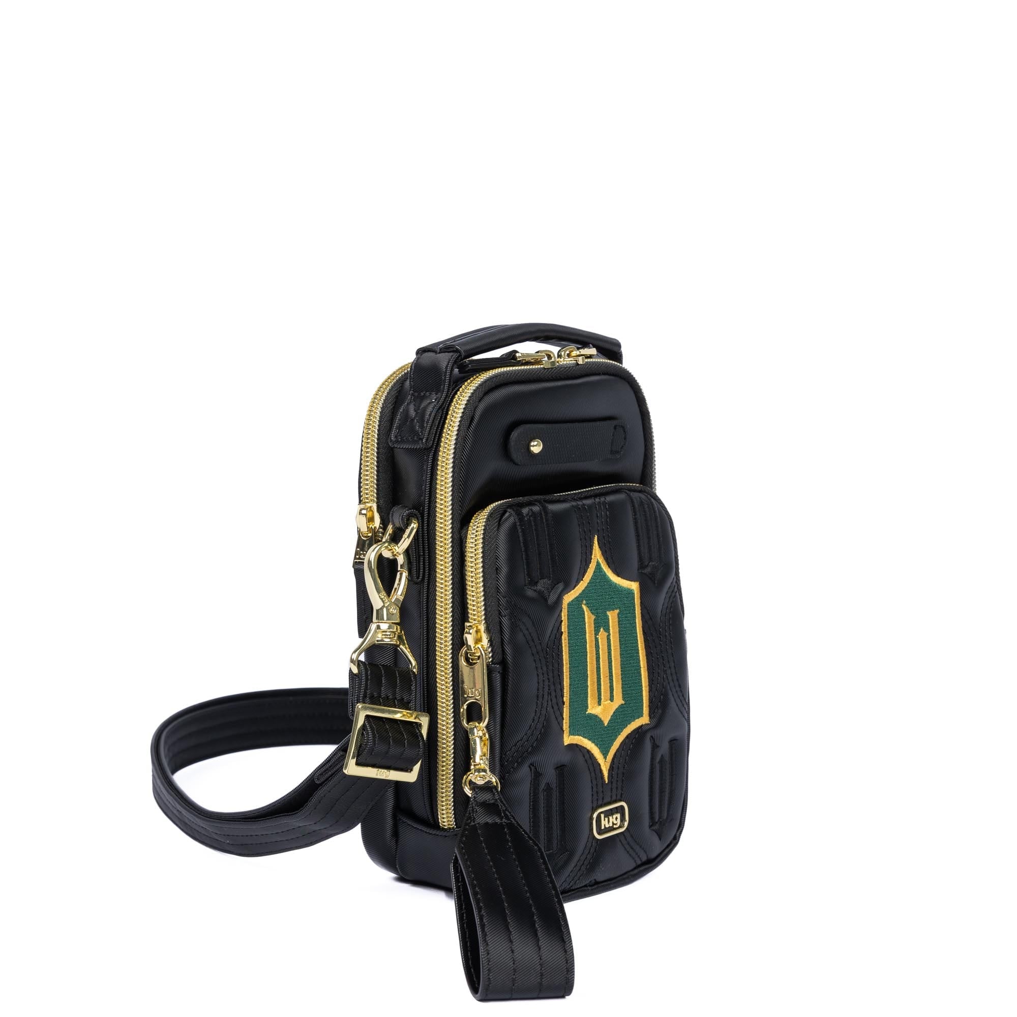 Wicked x Lug Skeeter Mini Bridge SE Satin Luxe VL Convertible Crossbody Bag - WICKED BLACK - 25292_Wicked_SkeeterMini_WickedBlack_Angle_02