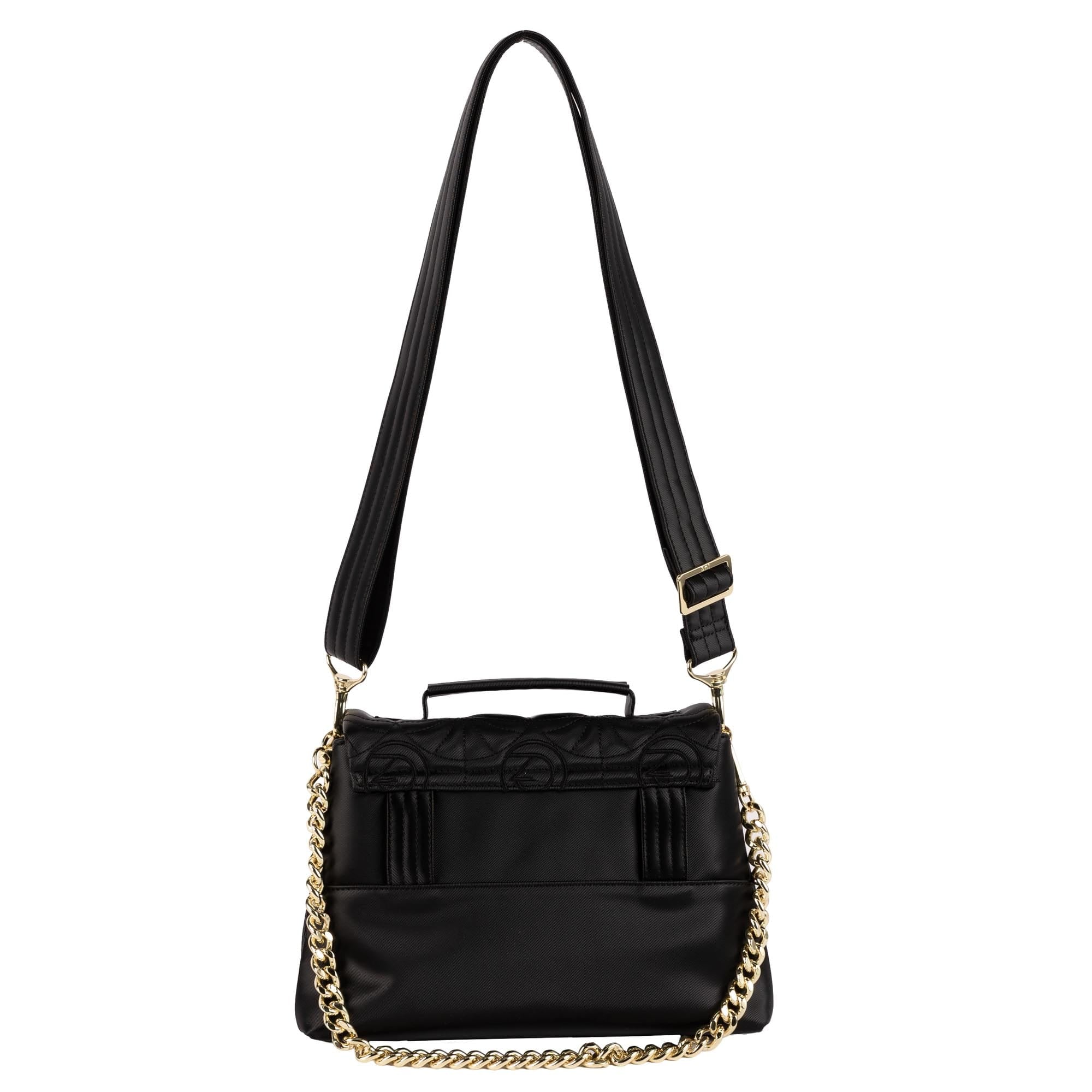 Wicked x Lug Plié Satin Luxe VL Crossbody Bag - OZ BLACK - 25293_Wicked_PlieSatinLuxe_Black_Angle_04