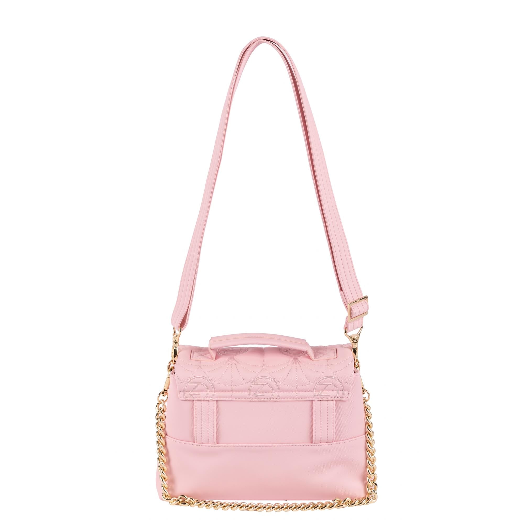 Wicked x Lug Plié Satin Luxe VL Crossbody Bag - OZ BUBBLE PINK - 25294_Wicked_PlieSatinLuxe_BubblePink_Angle_04