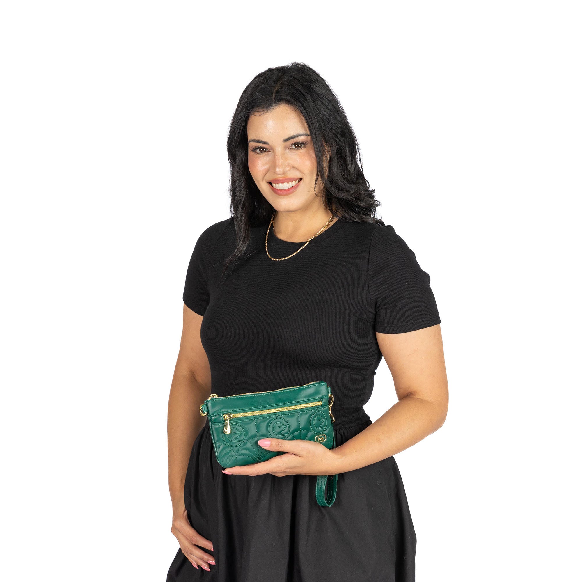 Wicked x Lug Super Metro XL Satin Luxe VL Pouch - - 25297_Wicked_SuperMetroSatinLuxe_OzWickedlyGreen_Proportion_02