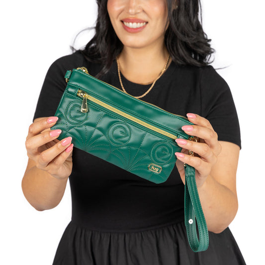 Wicked x Lug Super Metro XL Satin Luxe VL Pouch - - 25297_Wicked_SuperMetroSatinLuxe_OzWickedlyGreen_Proportion_03