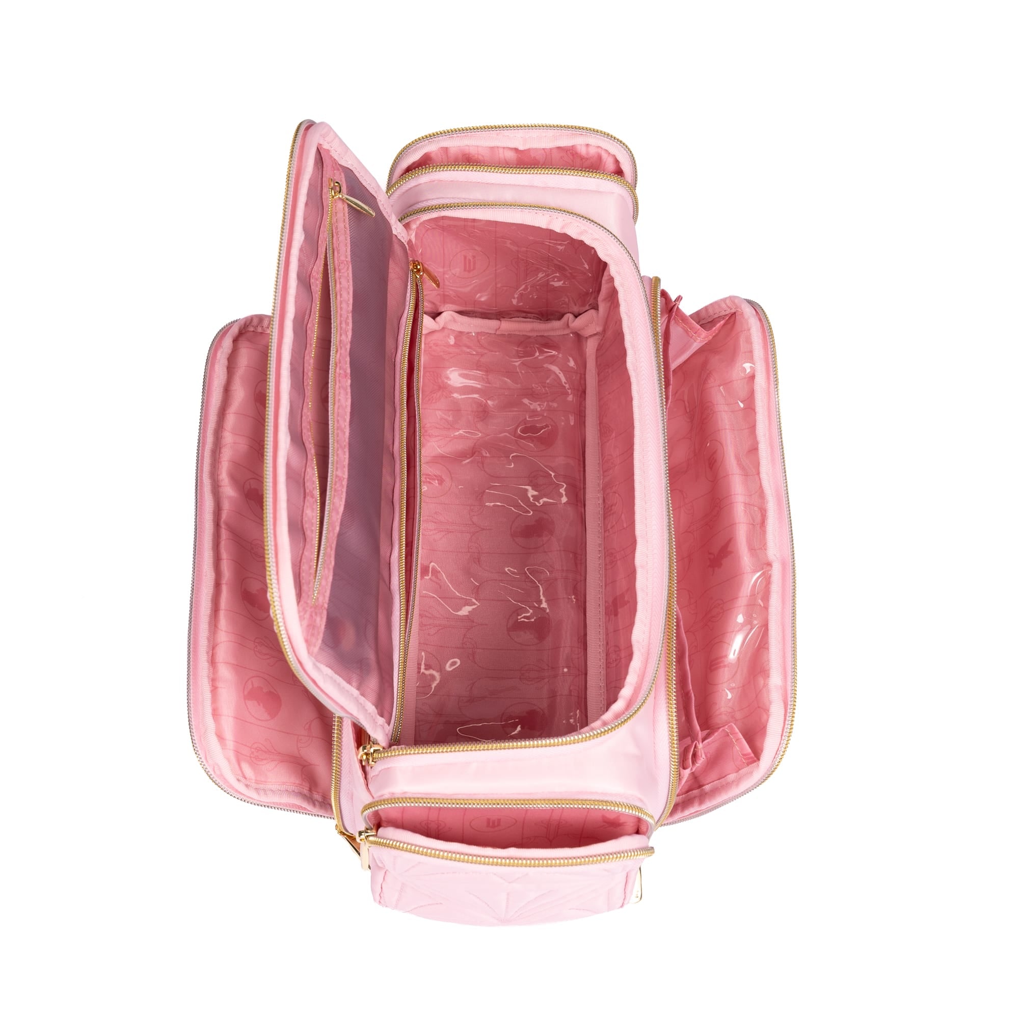 Wicked x Lug Trolley Cosmetic Case - BUBBLE PINK - 25319_Trolley_BubblePink_Angle_05