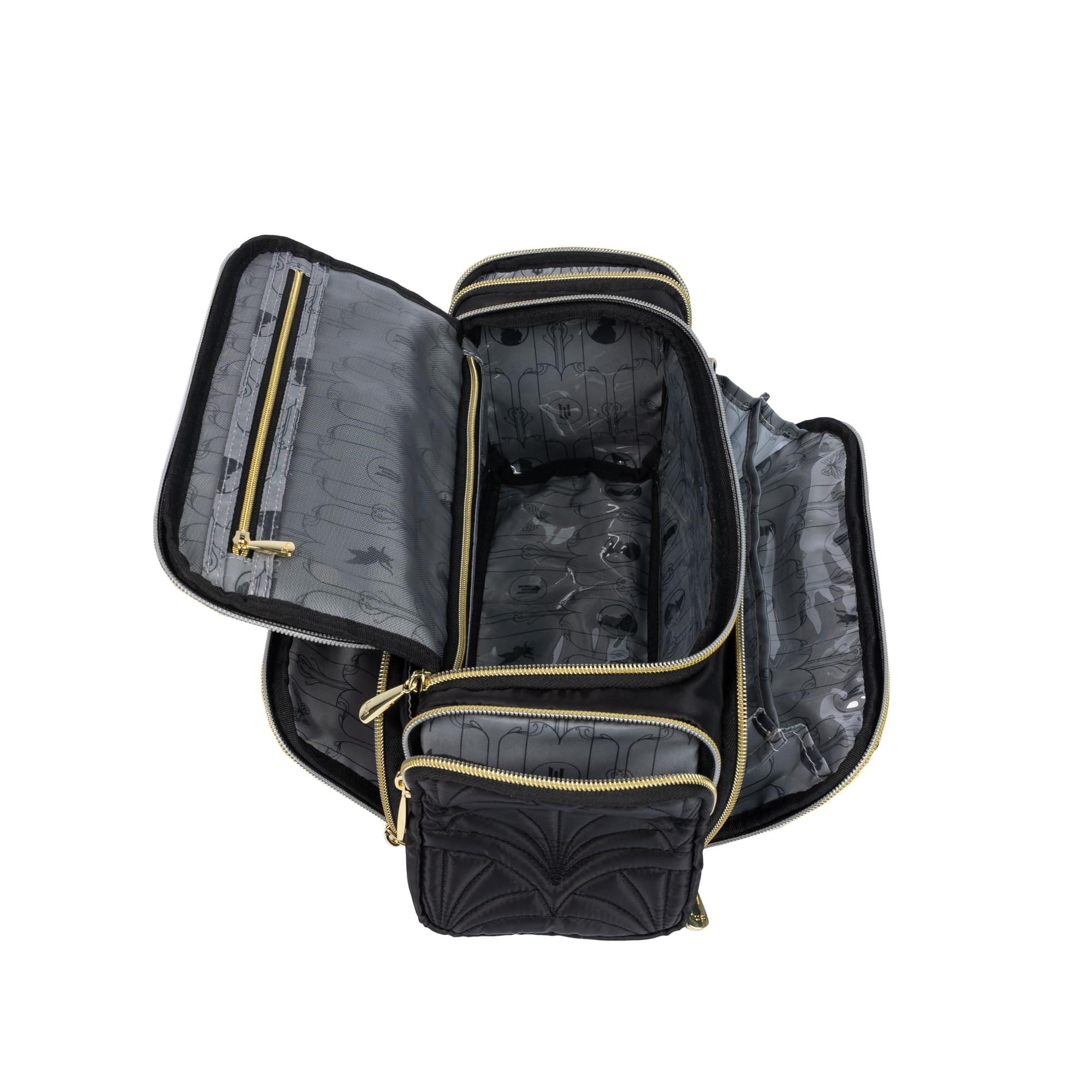 Wicked x Lug Trolley Cosmetic Case - BLACK - 25320_Trolley_Black_Angle_05