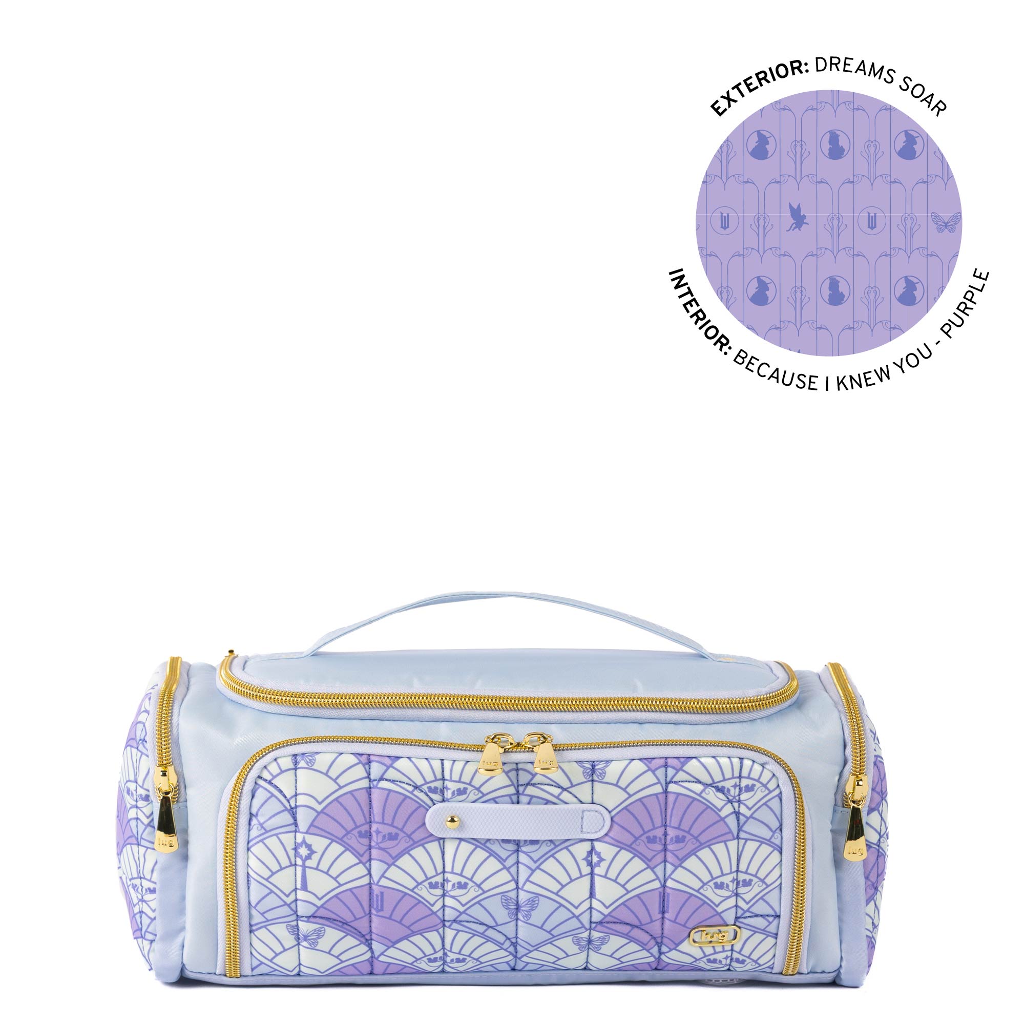 Wicked x Lug Trolley Cosmetic Case - DREAMS SOAR - 25321_Trolley_DreamsSoar_Angle_01